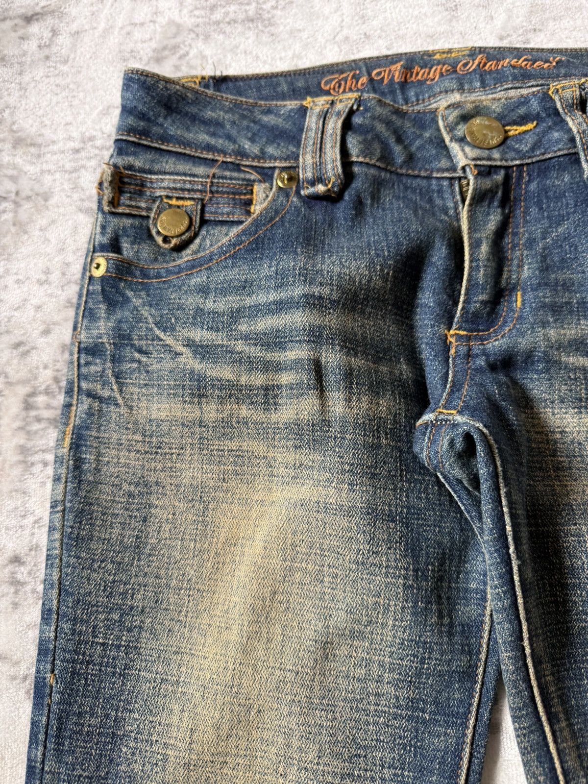 Hysteric Glamour Sky Bomber Japan Mud Wash Flared Jeans Size US 28 / EU 44 - 10 Thumbnail