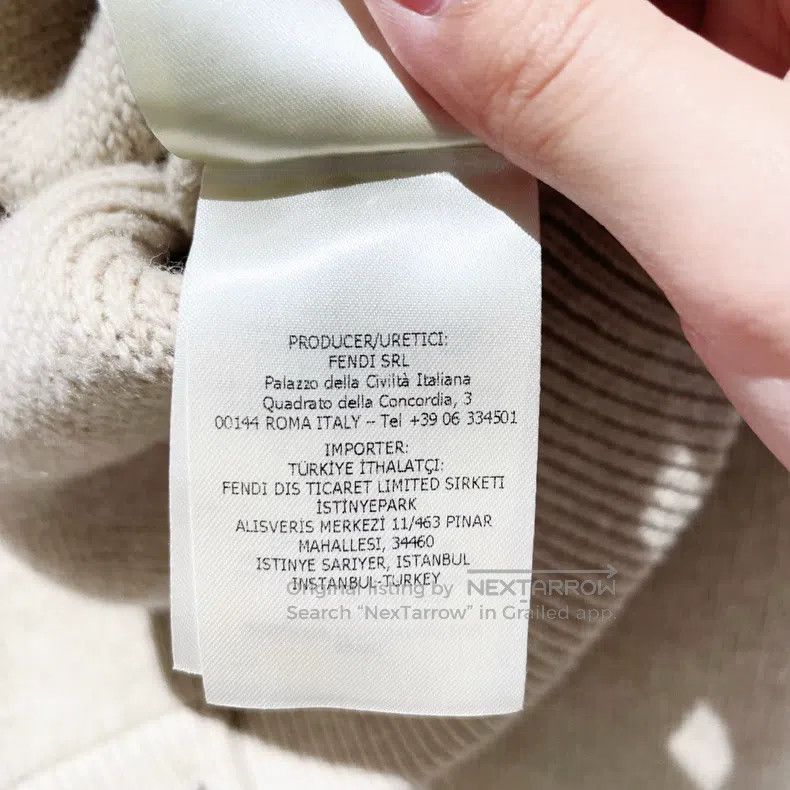 Fendi Fendi 25FW Autumn-Winter Loose Knit Wool Cardigan Size XS / US 0-2 / IT 36-38 - 8 Thumbnail