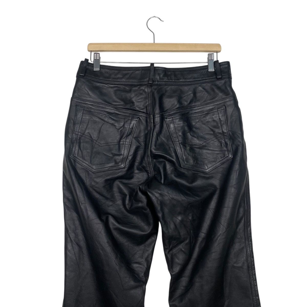 Genuine Leather × Japanese Brand × Leather Unbranded leather pant Size US 32 / EU 48 - 9 Thumbnail