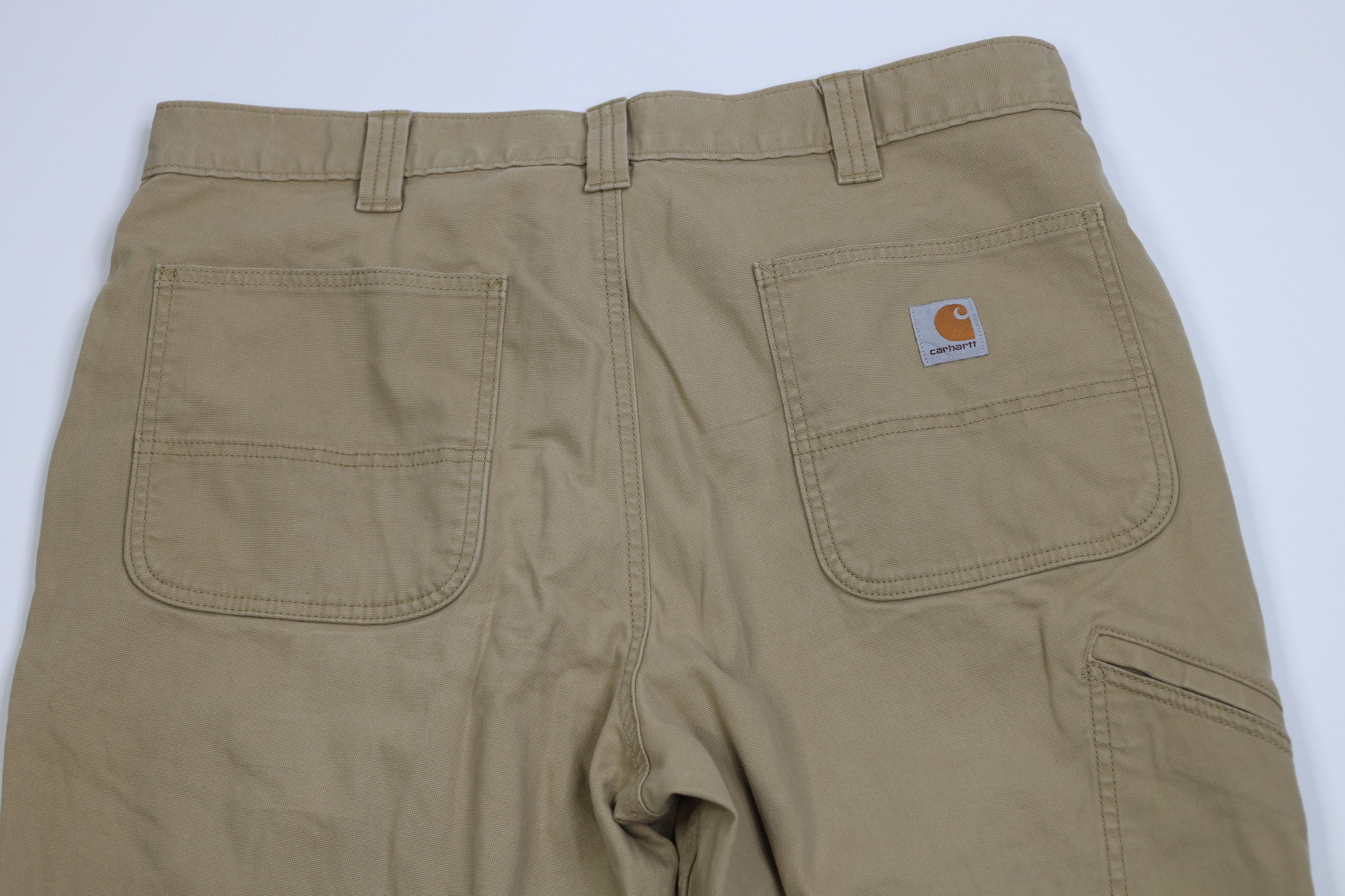 Carhartt Vintage Y2K Carhartt Canvas Wide Leg Dungaree Pants Beige Size US 38 / EU 54 - 12 Thumbnail