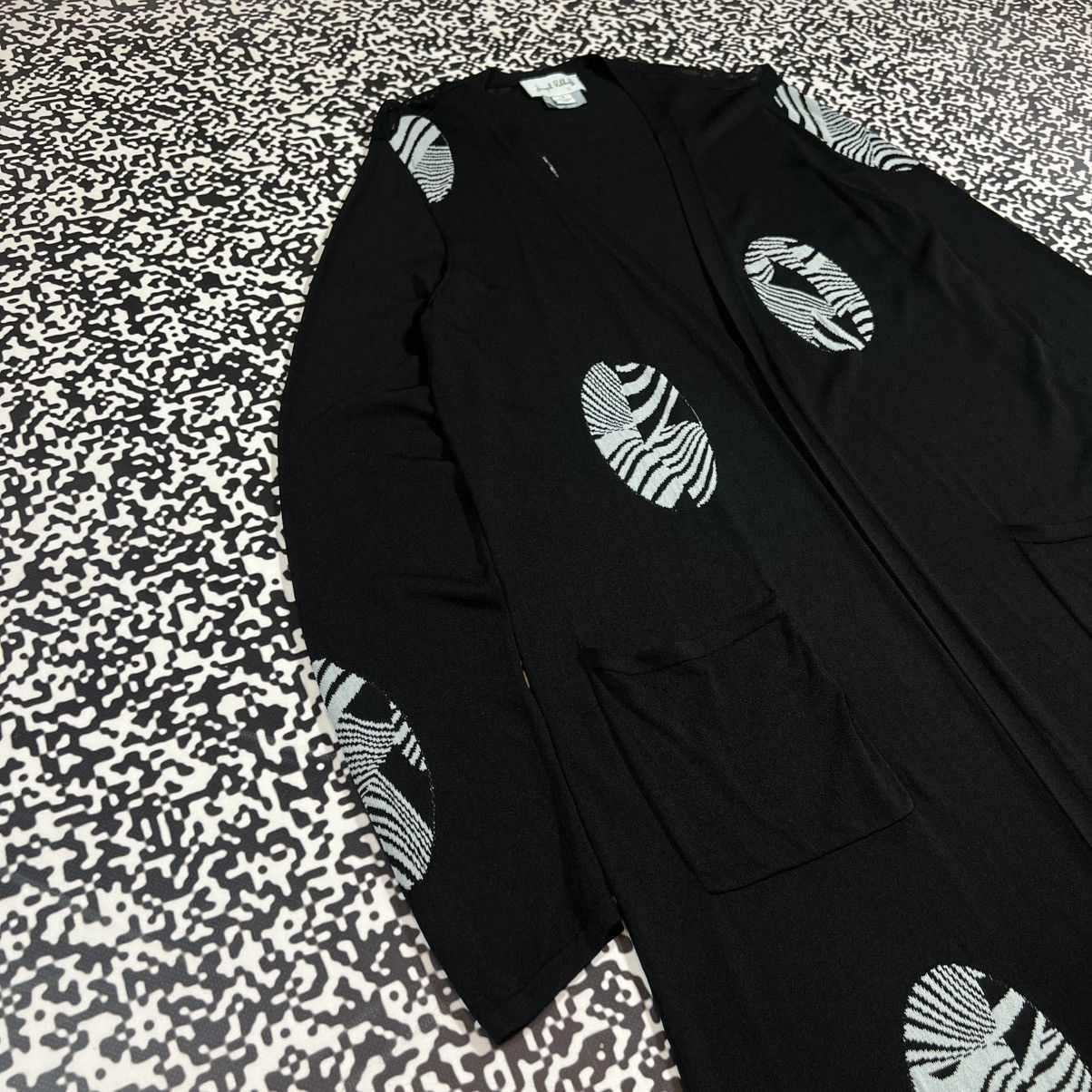 Joseph Ribkoff Vintage Y2K Joseph Ribkoff Mesh Long Cardigan / Dresses Size L / US 10 / IT 46 - 7 Thumbnail