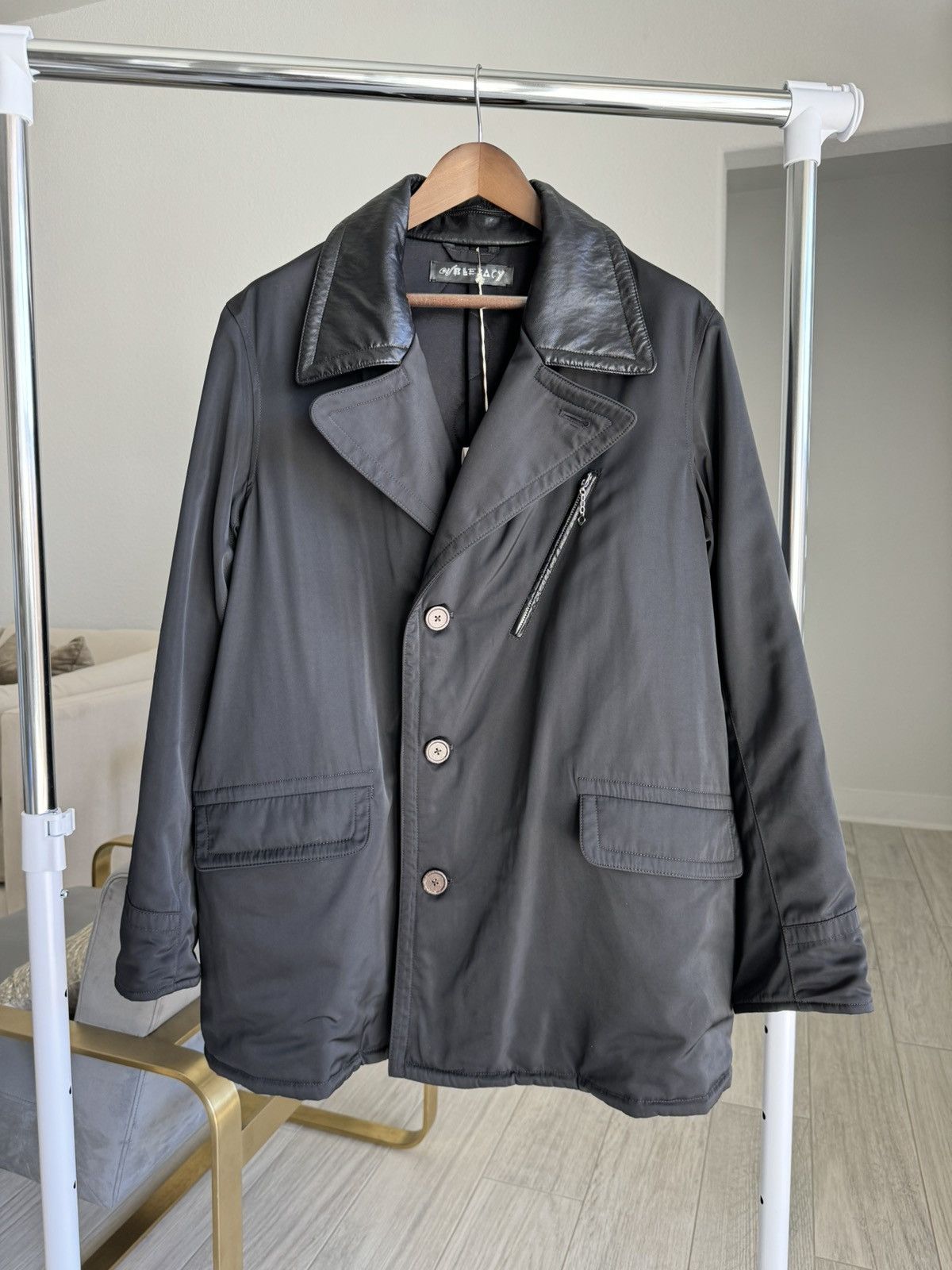 OURLEGACY SCOOTA COAT コート 46 Our Legacy Black Scoota Coat Our Legacy