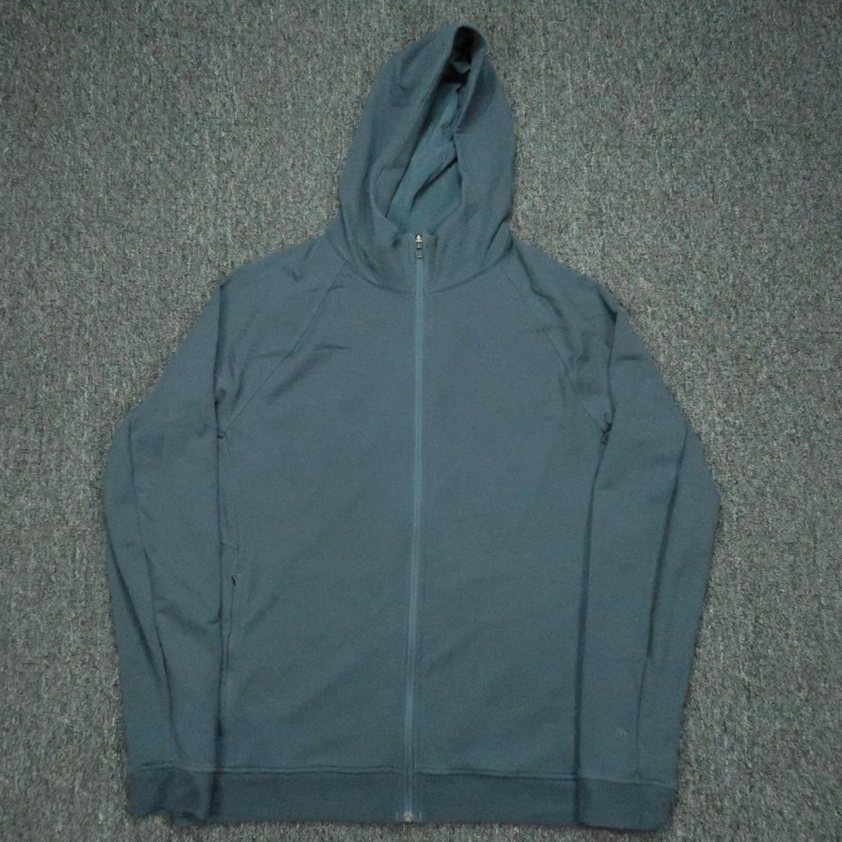 Lululemon Lululemon Hoodie Mens Large Blue City Sweat Full Zip Long Sleeve Performance Size US L / EU 52-54 / 3 - 2 Thumbnail