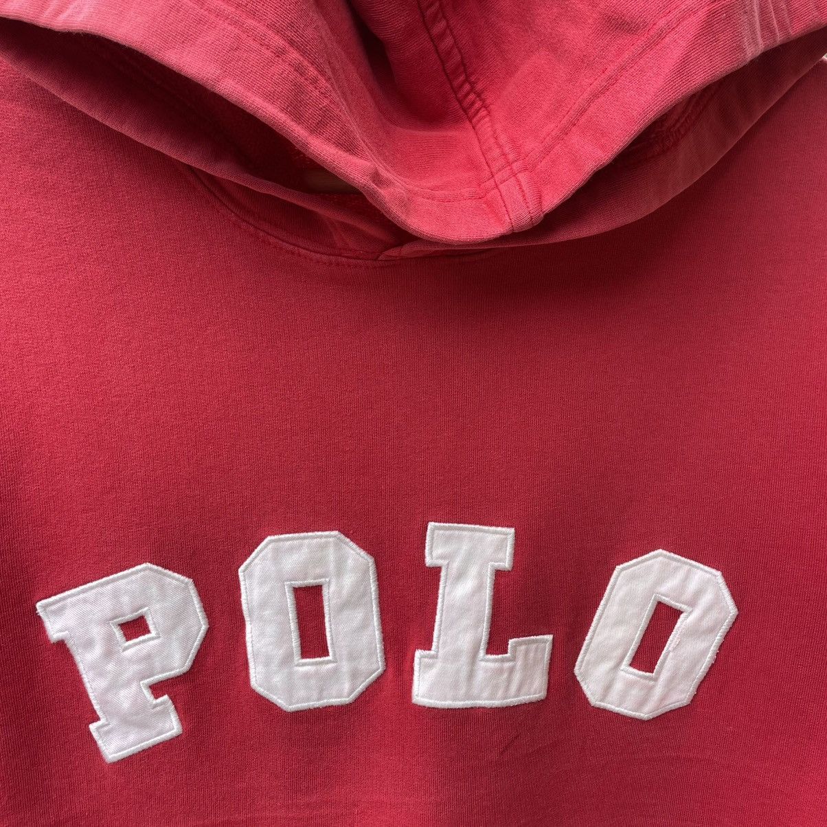 Polo Ralph Lauren 🔥Vintage Polo Ralph Lauren Big Spellout Pullover Hoodie Size US XS / EU 42 / 0 - 6 Thumbnail
