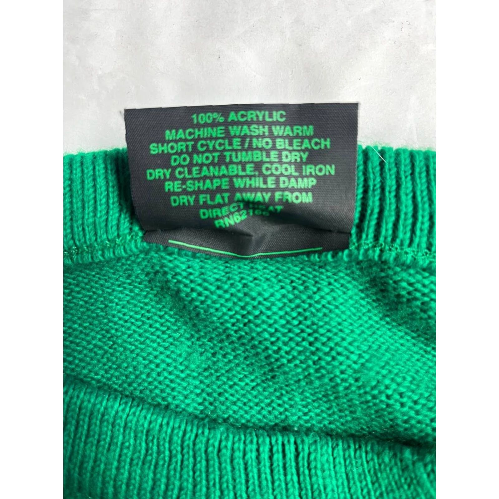 Vintage VINTAGE Emerald Isle Sweater Ireland Crew Neck Green Embroidered Knit Long Sleeve Men M Irish Winter Pullover Size US M / EU 48-50 / 2 - 6 Thumbnail