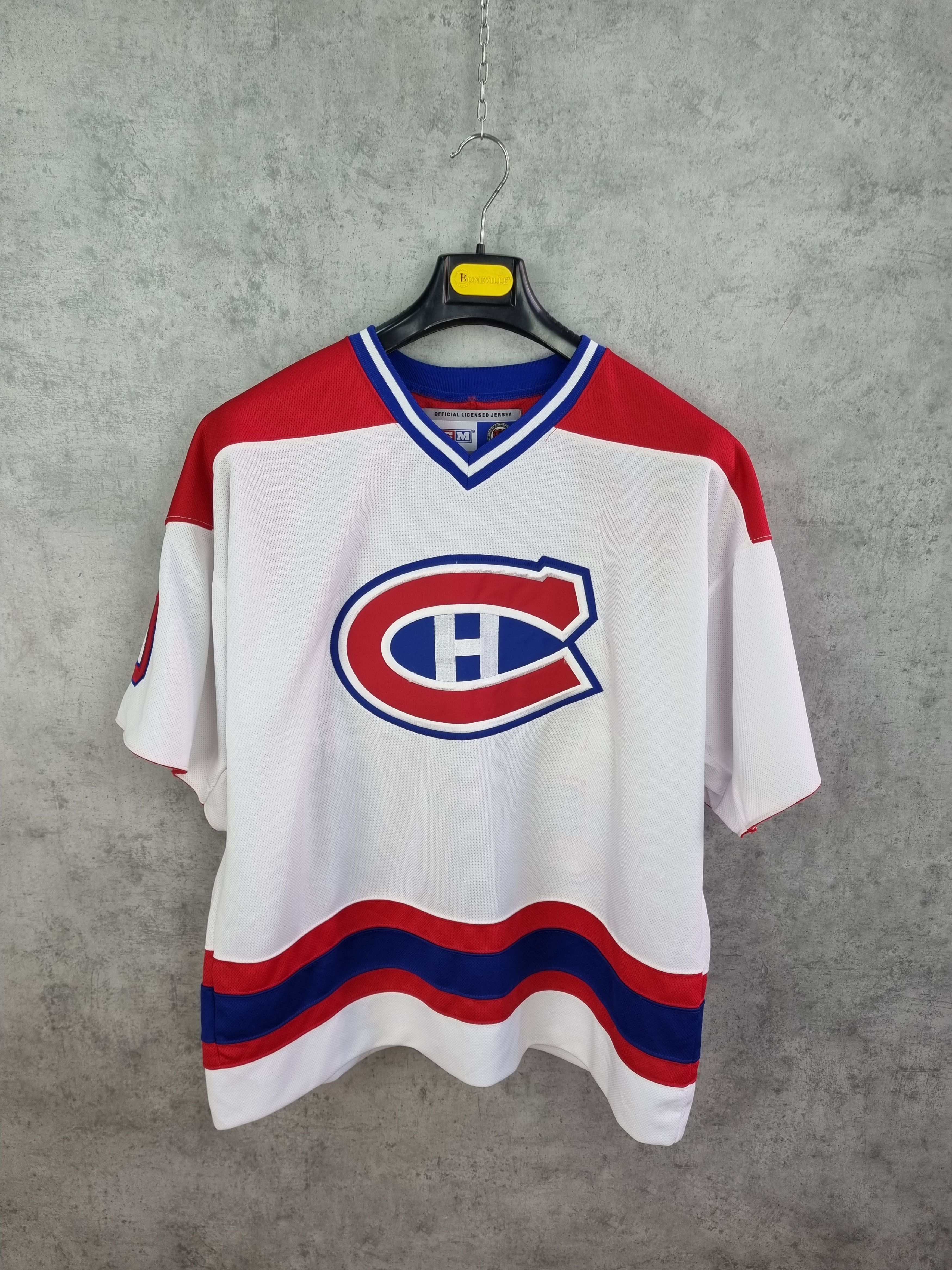 NHL × Vintage NHL CCM THEODORE RUGBY Air Knit Vintage Jersey Size US L / EU 52-54 / 3 - 3 Thumbnail