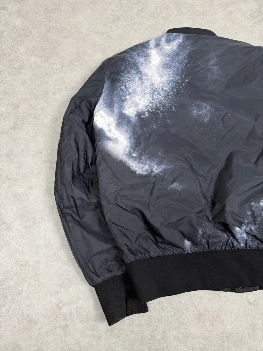 Emporio Armani AW2017 Emporio Armani Black & White Abstract Reversible Bomber Jacket Size US S / EU 44-46 / 1 - 11 Thumbnail