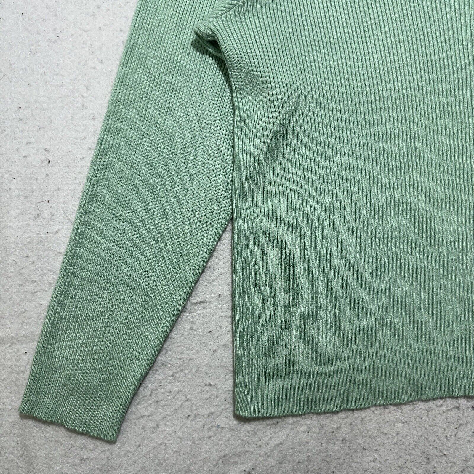 Other Ophelia Roe 2X Scoop Neck Ribbed Stretch Pullover Sweater Size XXL / US 16-18 / IT 52-54 - 6 Thumbnail