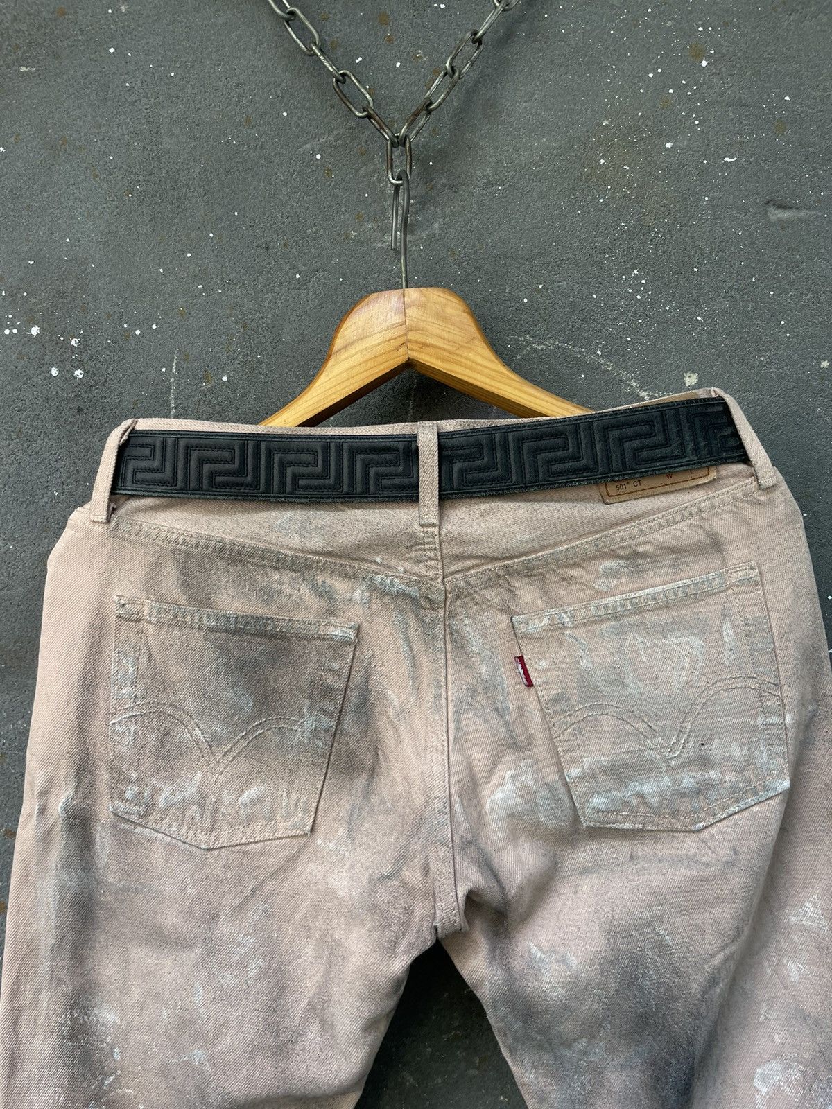 Levi's Levi’s Custom Y2K Denim Jeans Opium Distressed Works Fade Size US 30 / EU 46 - 8 Thumbnail
