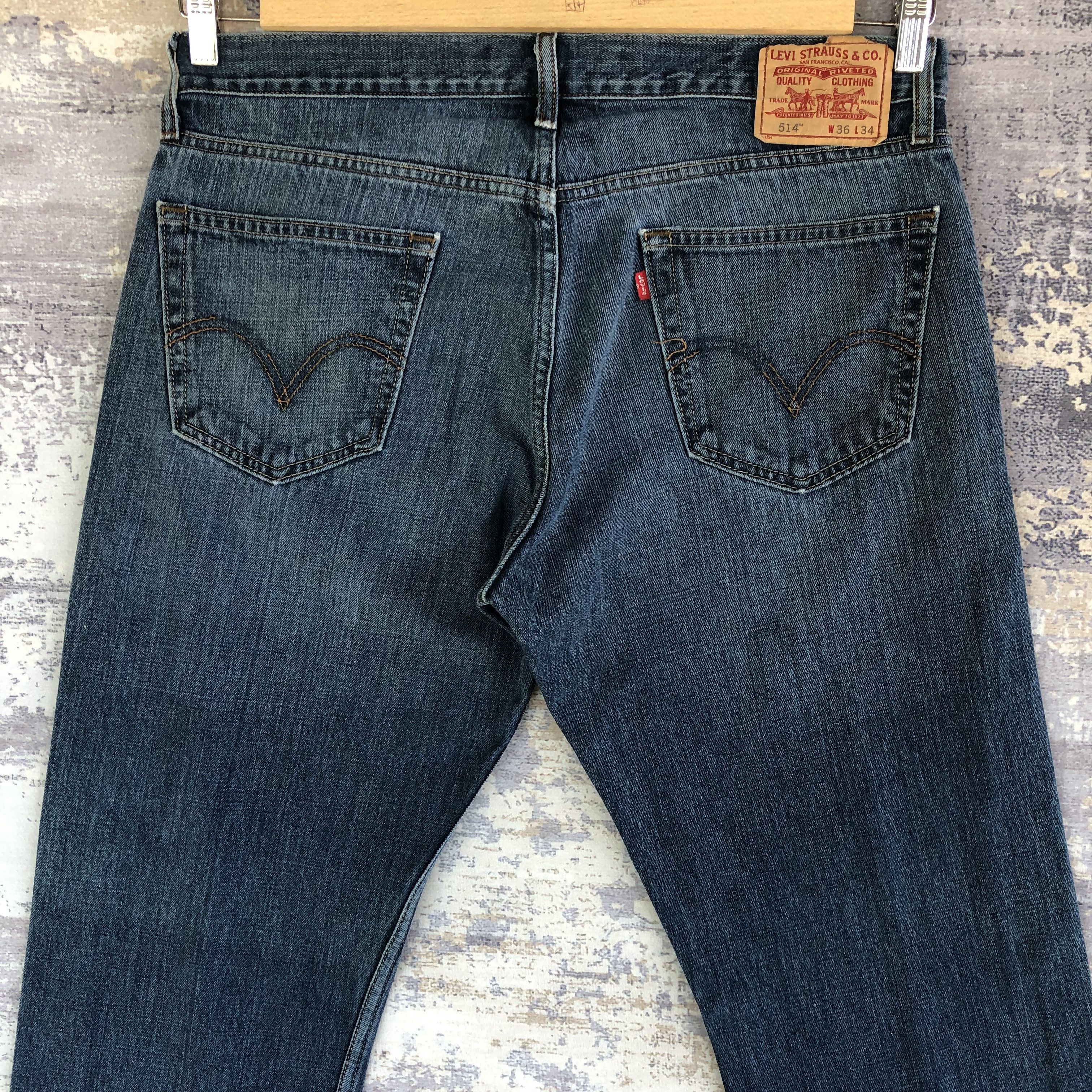 Levi's Vintage Levis 514 Faded Jeans Levi's Light Wash Denim Size US 36 / EU 52 - 4 Thumbnail