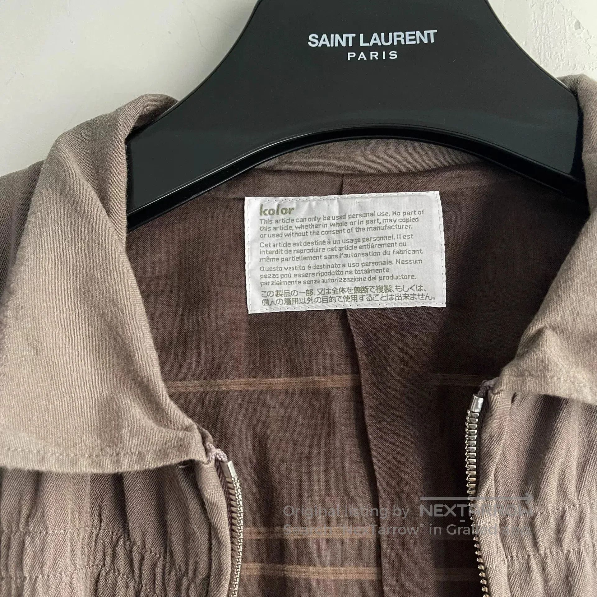 Kolor Kolor 12SS Pleated Zip Jacket. Size US L / EU 52-54 / 3 - 4 Thumbnail