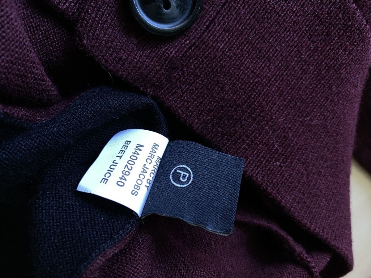 Marc by Marc Jacobs Marc By Marc Jacobs Beet Juice Silk & cashmere Cardigan Size US XS / EU 42 / 0 - 6 Thumbnail