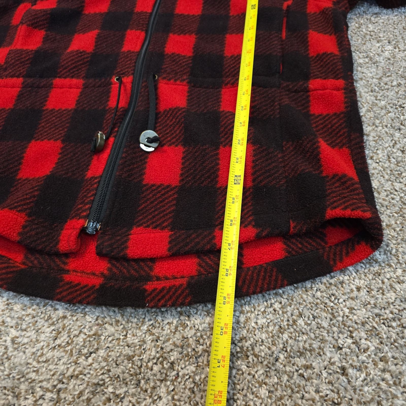 Woolrich Woolen Mills Woolrich Jacket Hooded Red Hunting Buffalo Plaid USA Small Size US S / EU 44-46 / 1 - 6 Thumbnail