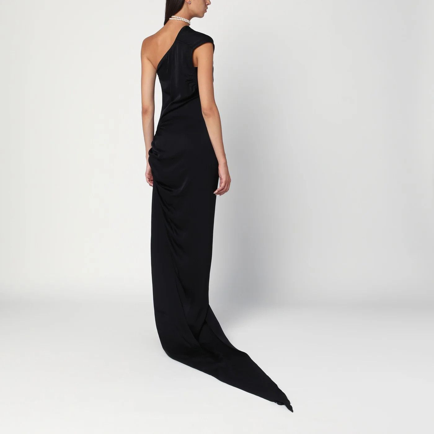 Vivienne Westwood o1d2blof0526 Long Andreas Dress in Black Size S / US 4 / IT 40 - 2 Thumbnail