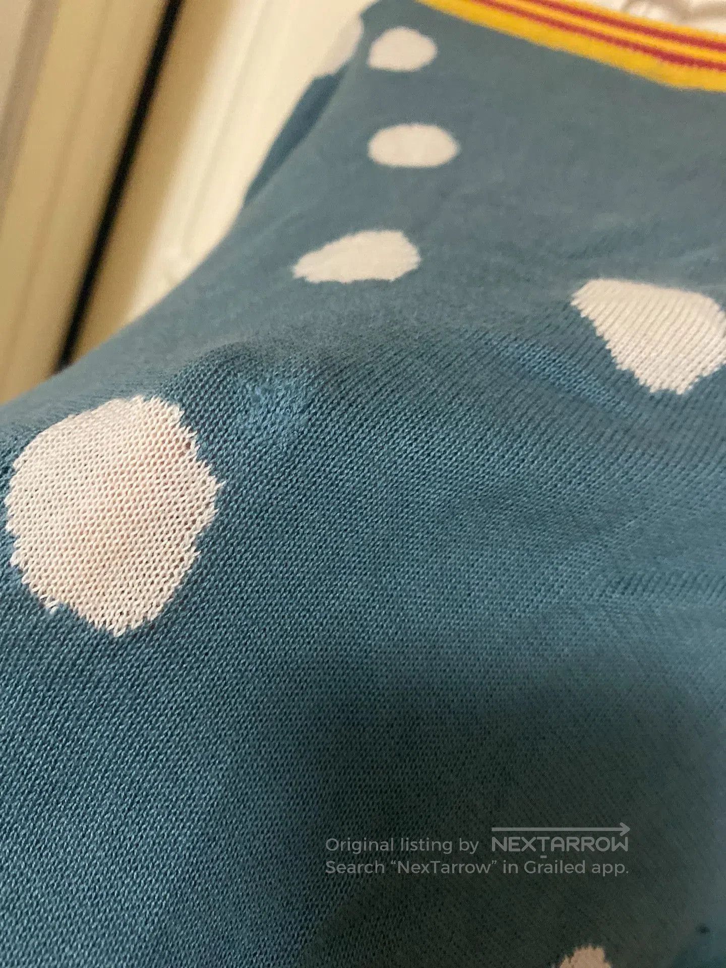 Vivienne Westwood Vivienne Westwood Puppy Blue Polka Dot Knit Coat. Size M / US 6-8 / IT 42-44 - 7 Thumbnail