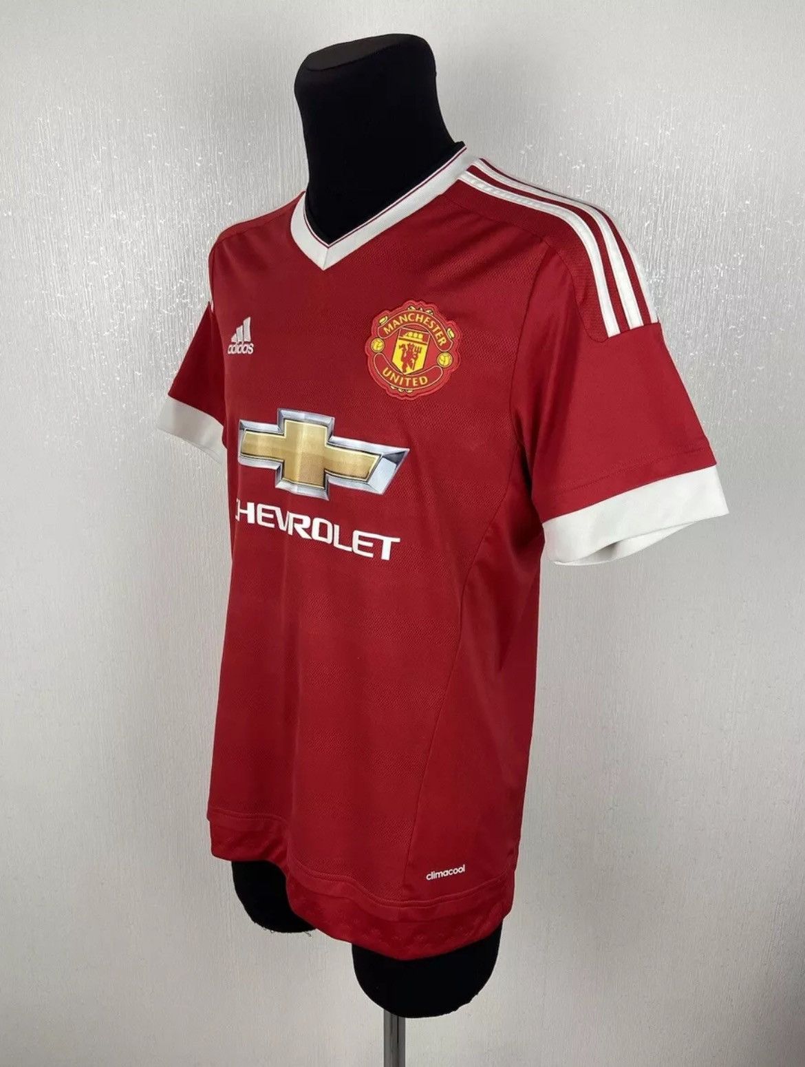 Adidas Manchester United FC 2015/16 Home Jersey Shirt Adidas Size M Size US M / EU 48-50 / 2 - 2 Thumbnail