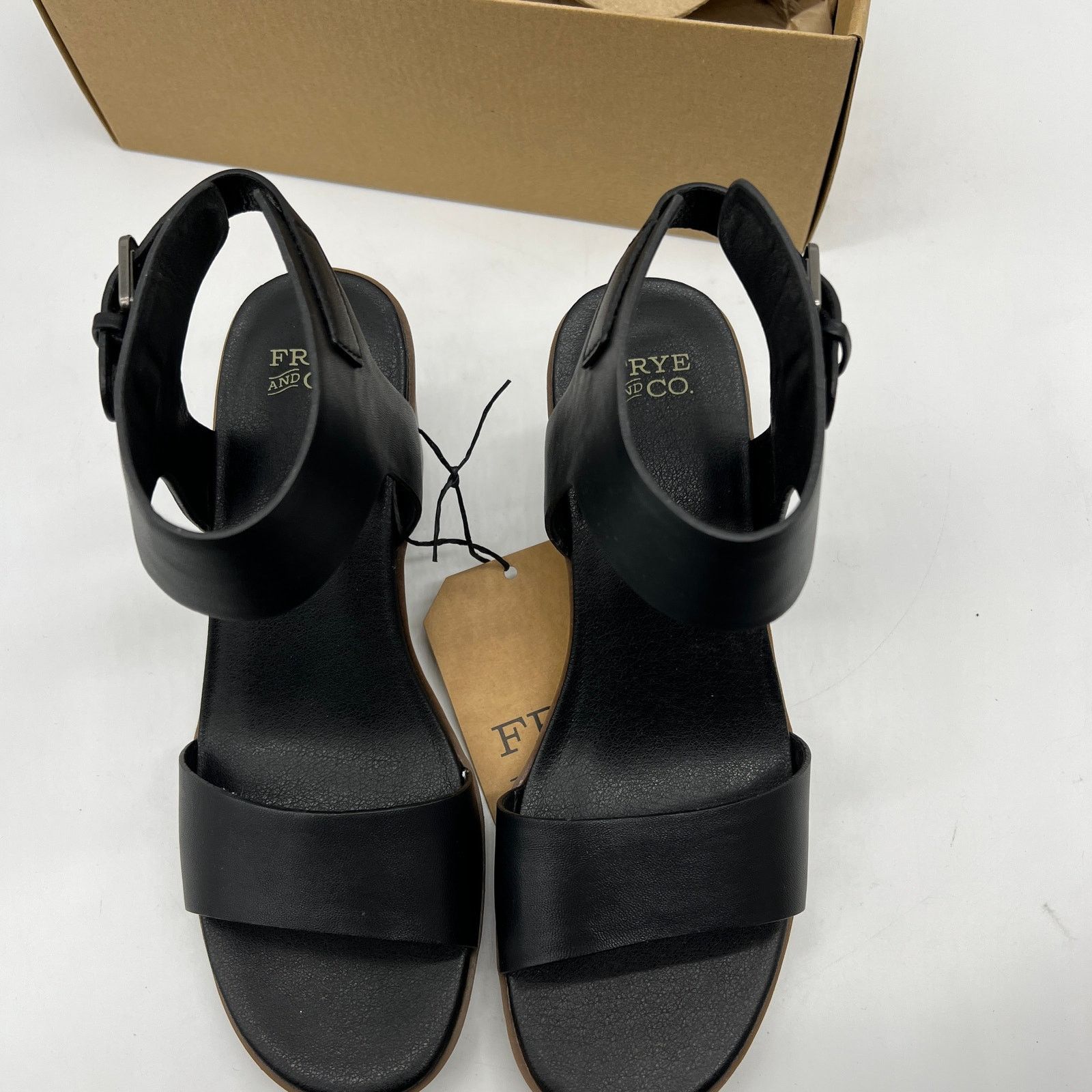 Other Frye and Co. Womens Kahlia Heeled Sandals Black Size 8M Size US 8 / IT 38 - 5 Thumbnail