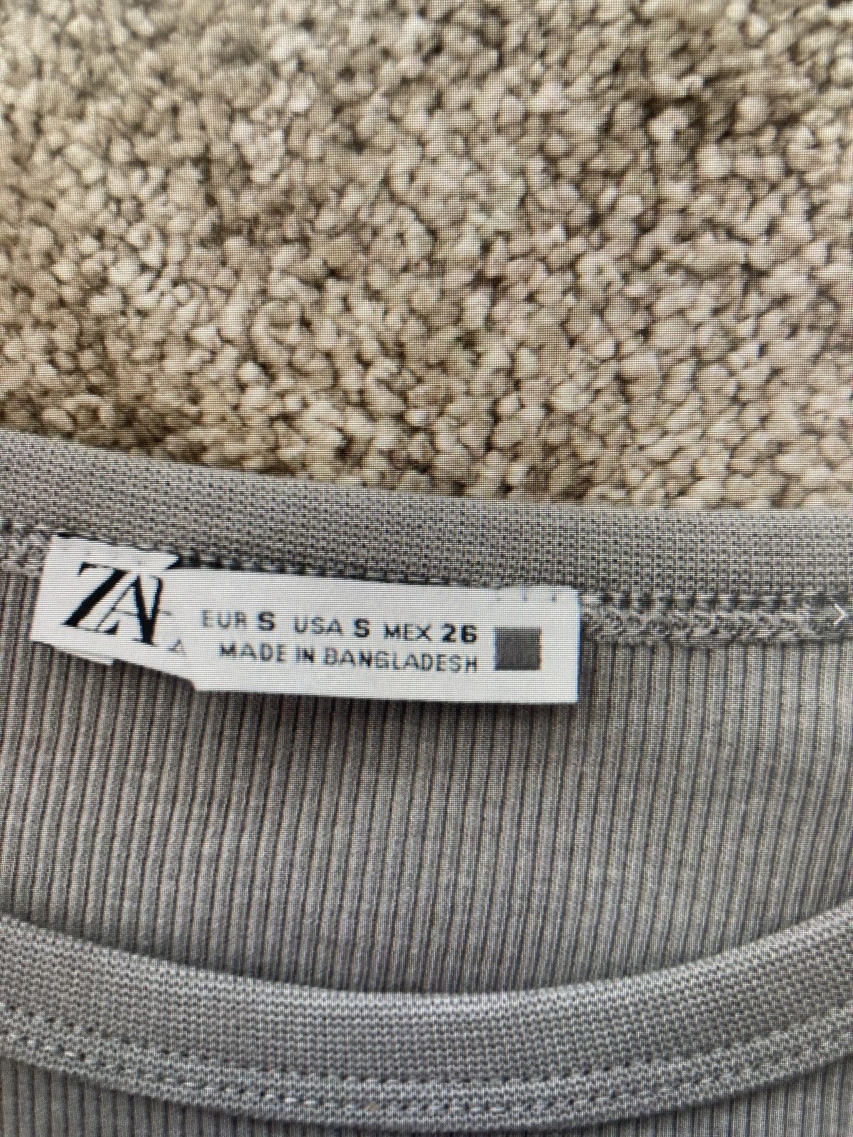 Zara Grey t shirt Size S / US 4 / IT 40 - 2 Thumbnail