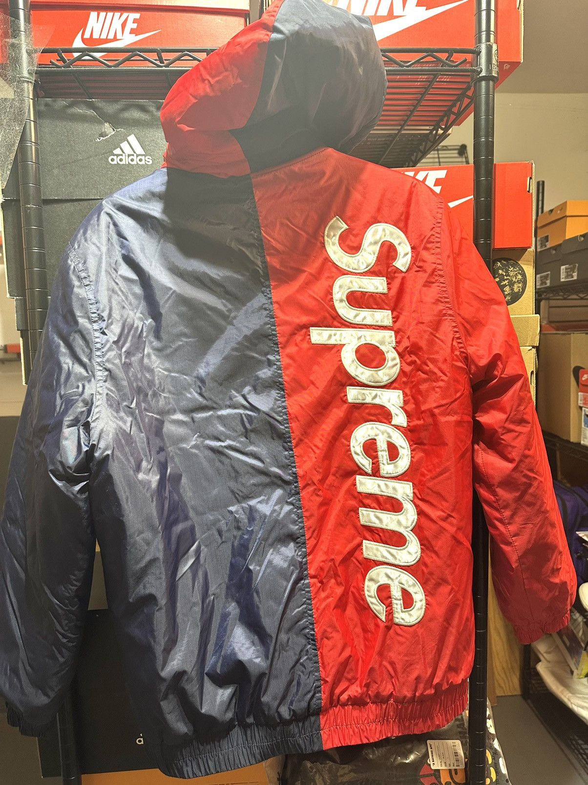 Supreme FW15 Two Tone Sideline Jack Blue Red Size US M / EU 48-50 / 2 - 1 Thumbnail