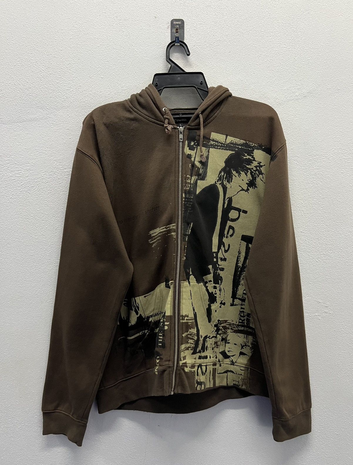 Nirvana VINTAGE KURT COBIN POLITIX RADIO FRIENDLY UNIT SHIFTER HOODI Size US L / EU 52-54 / 3 - 1 Thumbnail