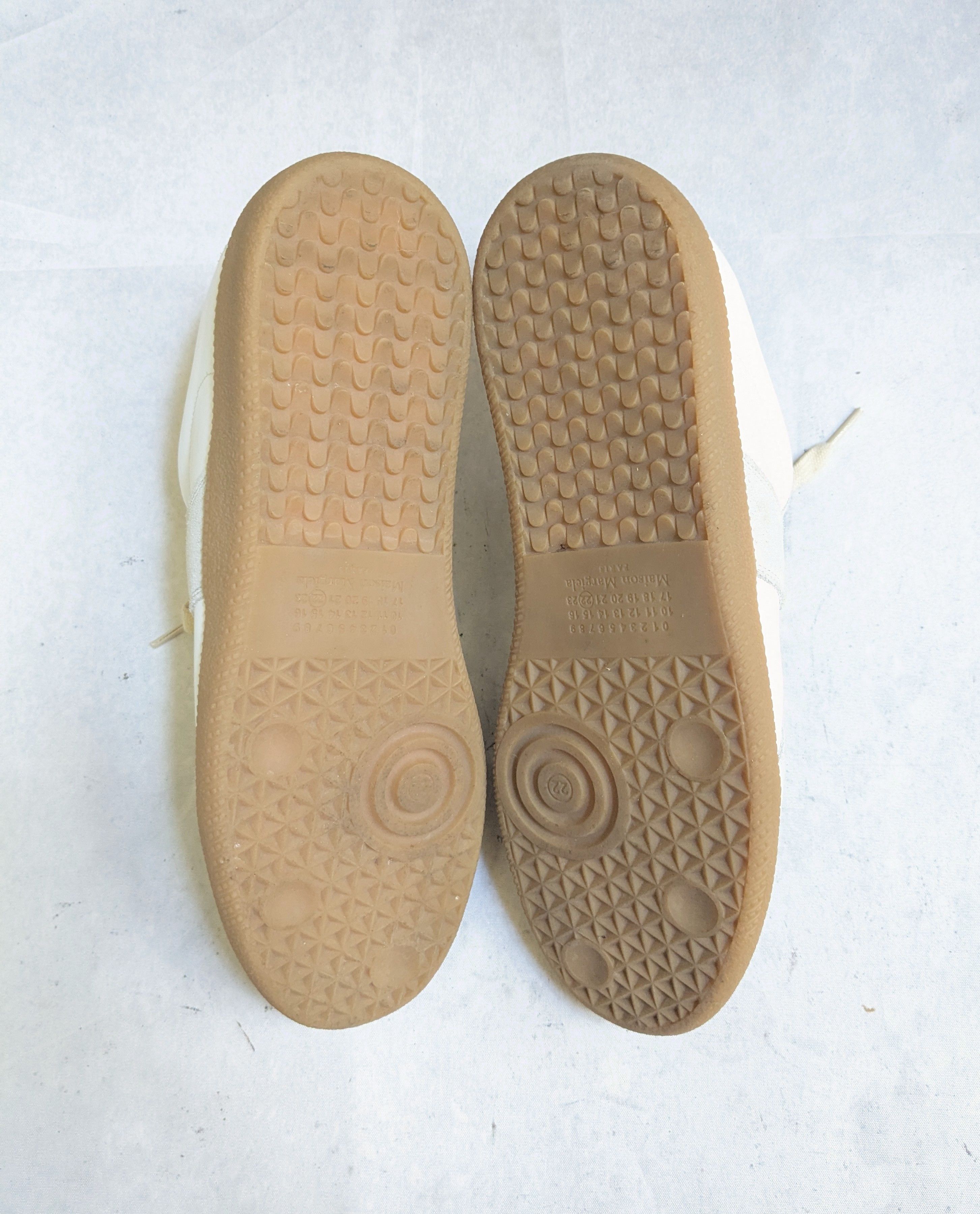 Maison Margiela Maison Margiela Replica GAT Sneakers White Gray 11 44 Gum Size US 11 / EU 44 - 18 Thumbnail