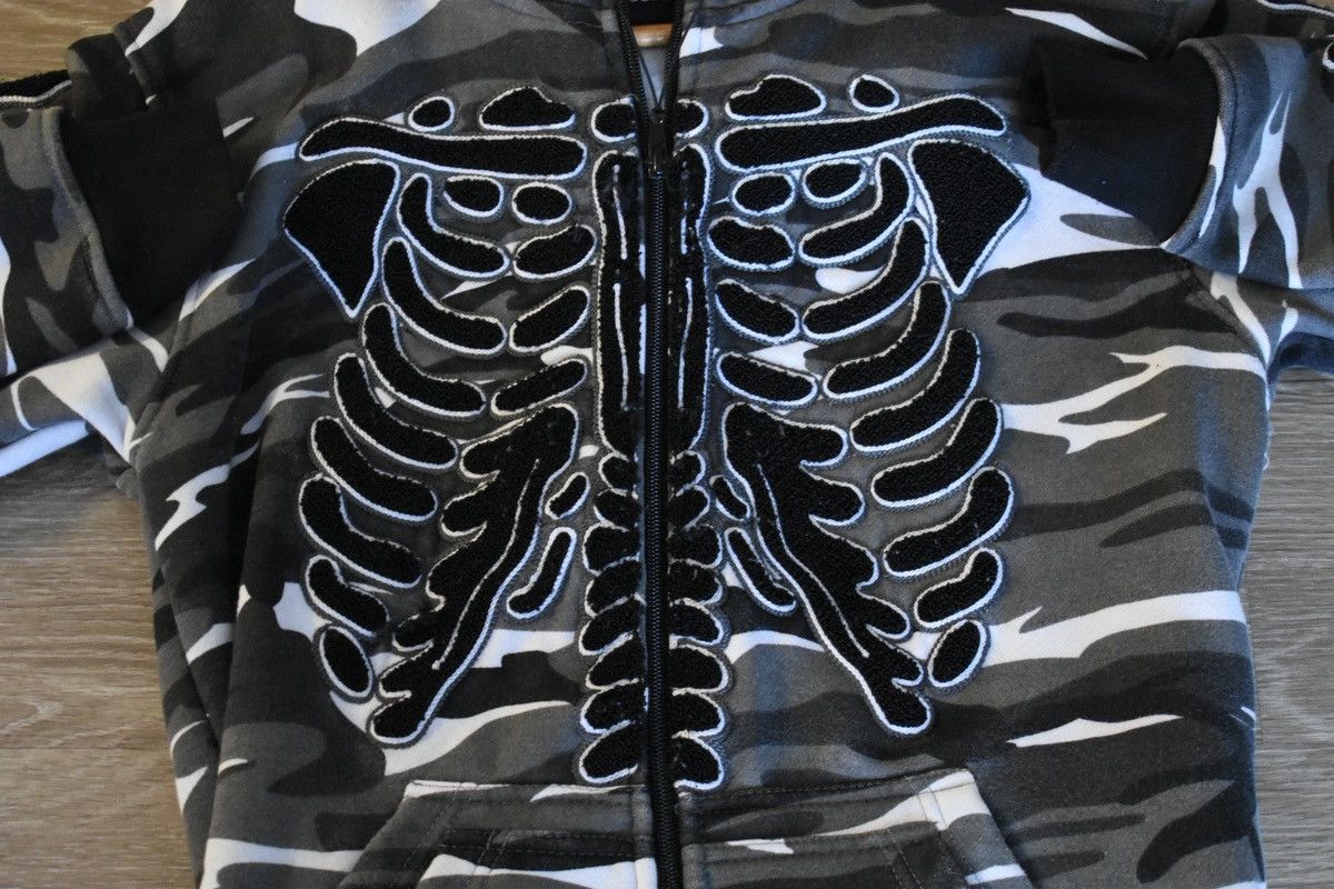 Other Skull Design, Focused Zip Up Hoodie Size US XS / EU 42 / 0 - 2 Thumbnail