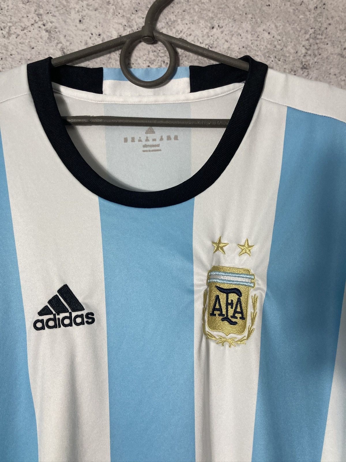 Adidas Adidas Argentina 2016 soccer home jersey Size US XL / EU 56 / 4 - 2 Thumbnail