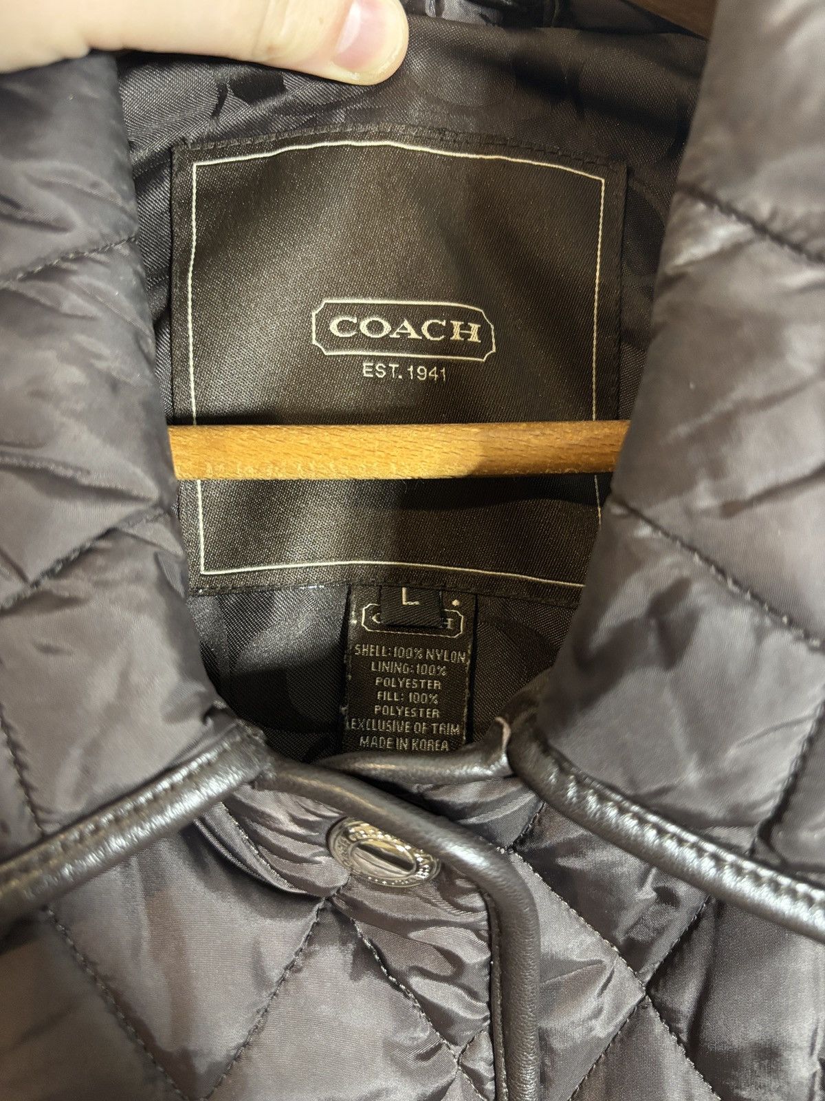 Coach Coach Brown Quilted Jacket Large Size L / US 10 / IT 46 - 2 Thumbnail