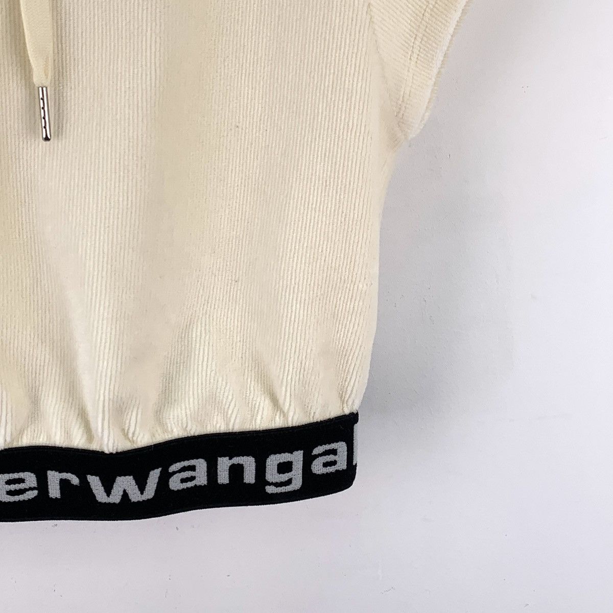 Alexander Wang Alexander Wang Beige Hooded Short Sleeve Sweatshirt K26WX Size US S / EU 44-46 / 1 - 5 Thumbnail
