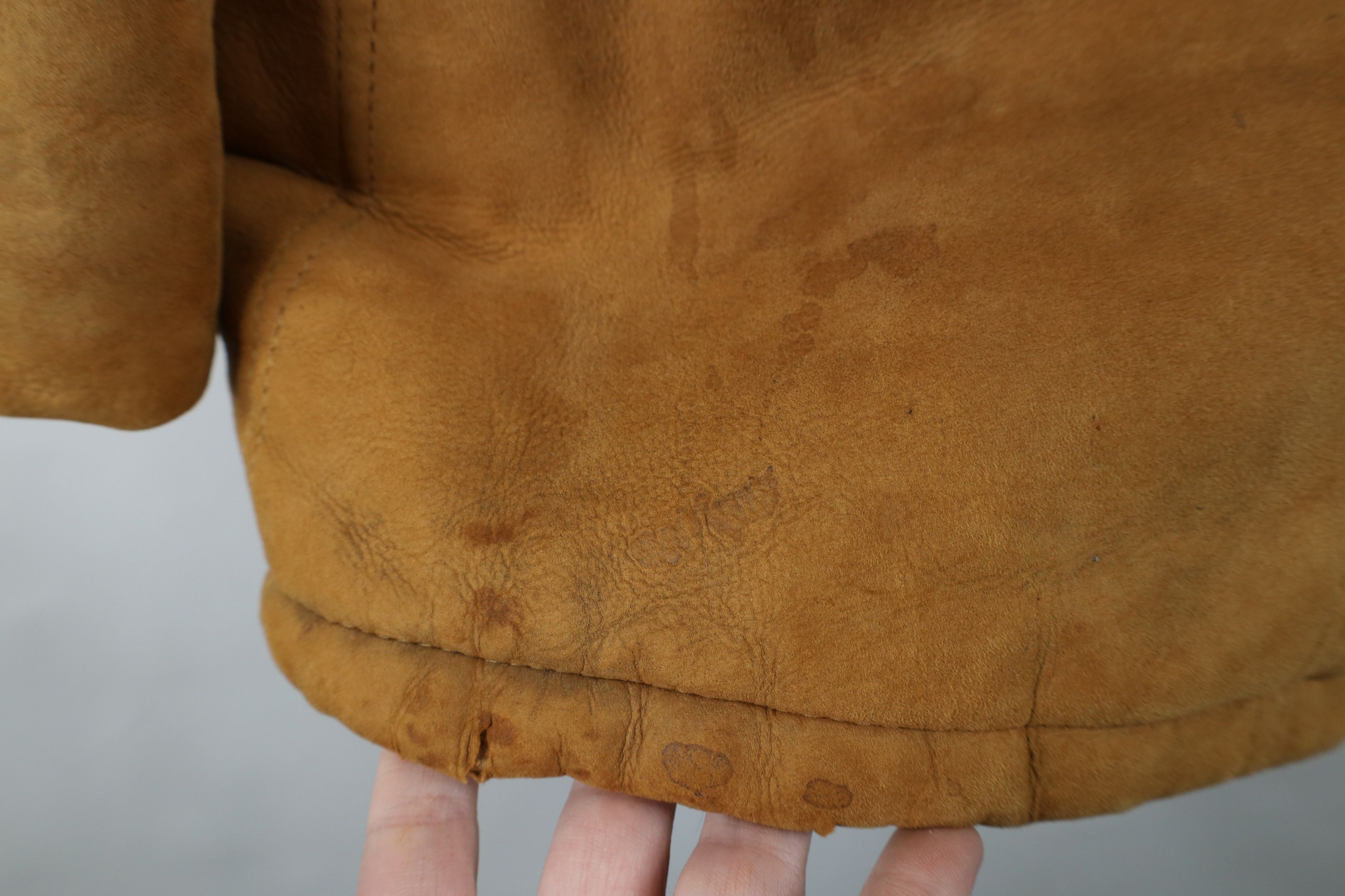Vintage Vintage 60s Streetwear Leather Shearling Marlboro Man Jacket Size US L / EU 52-54 / 3 - 6 Thumbnail