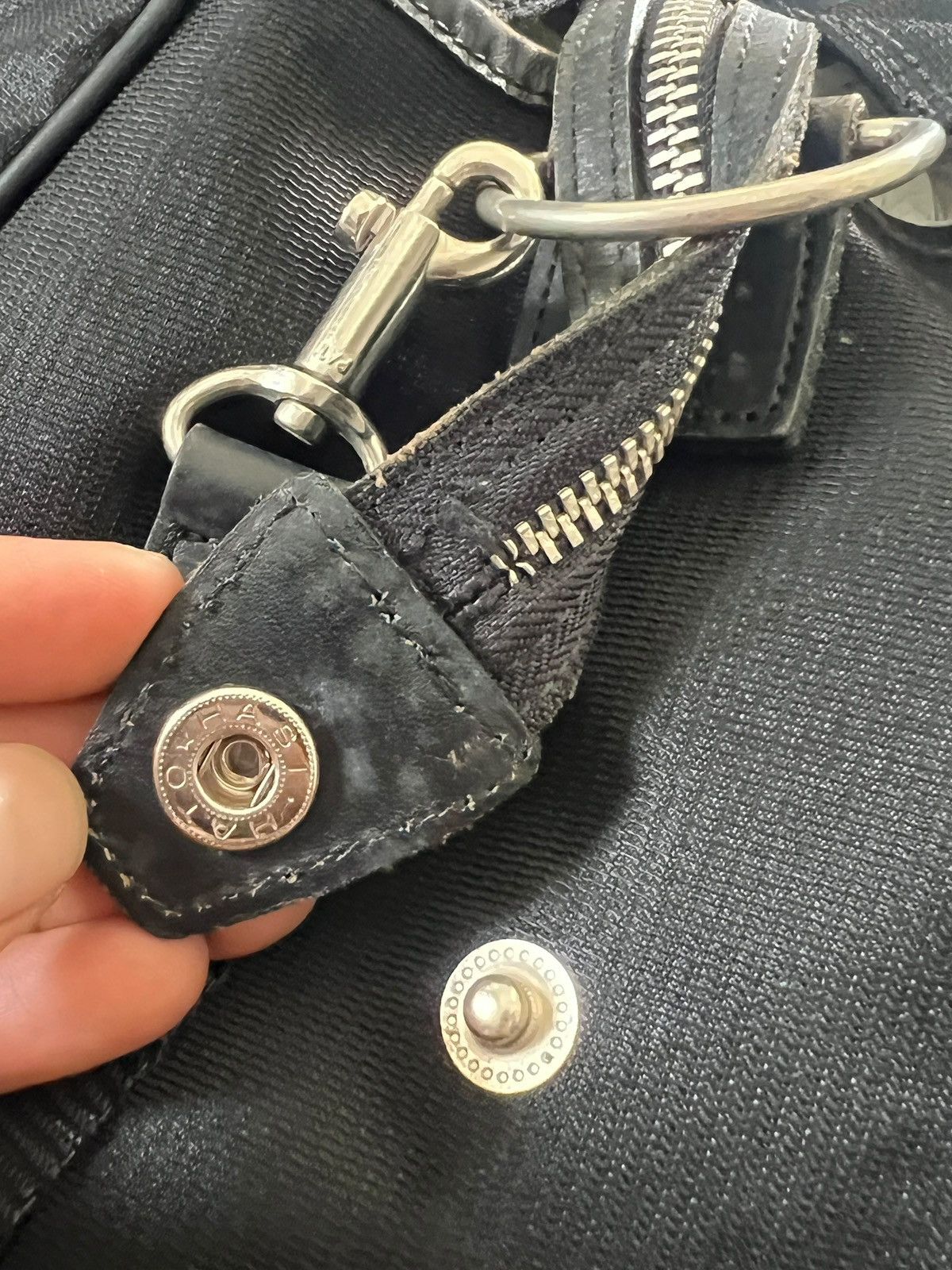 Yohji Yamamoto Vintage Yohji Yamamoto Y’SACCS Boston Bag Leather Trim Size ONE SIZE - 11 Thumbnail