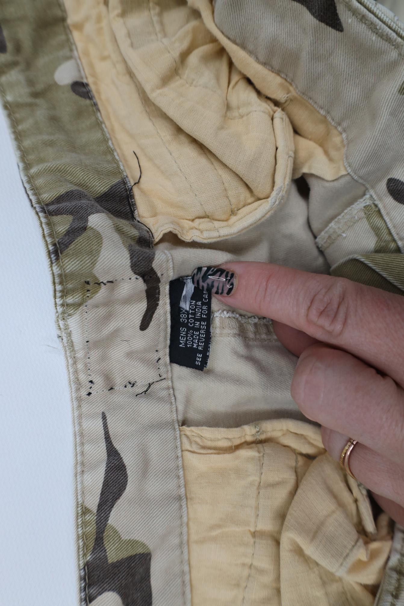 Vintage Vintage 90s Y2K Streetwear Camouflage Wide Leg Cargo Pants Size US 38 / EU 54 - 10 Thumbnail
