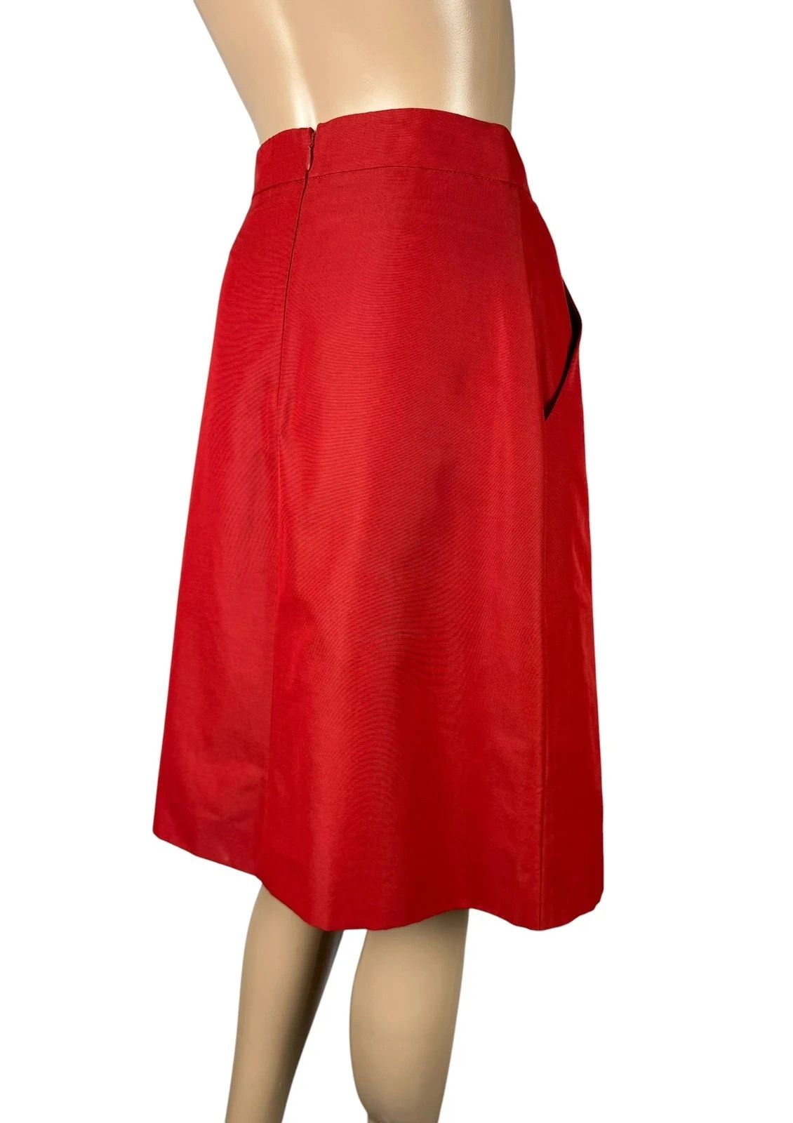 Agnona Agnona Midi Skirt Cotton Silk size 38 Size 26" / US 2 / IT 38 - 7 Thumbnail