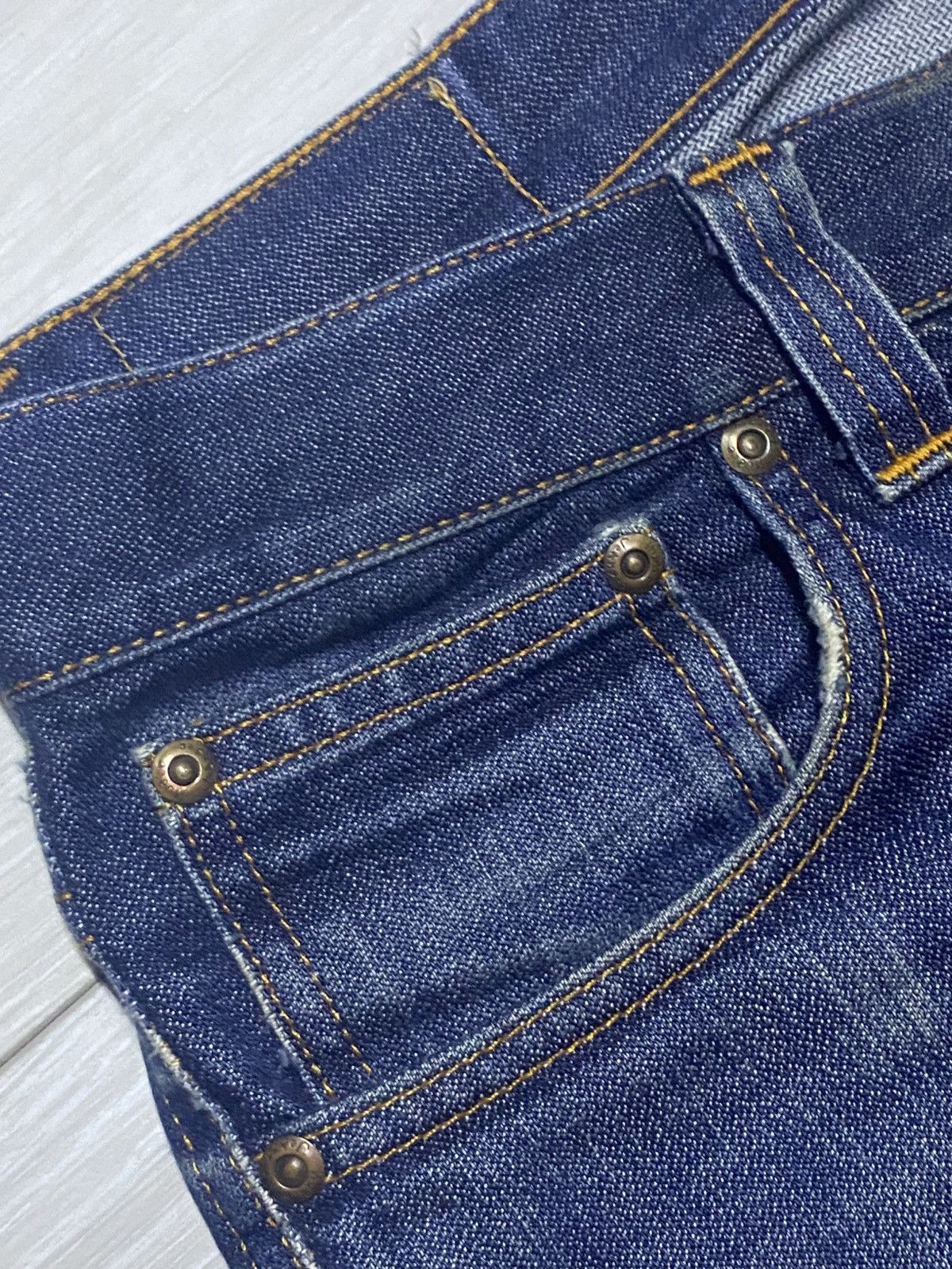 Nudie Jeans Vintage Nudie Jeans Repair Straight Loose Slim Jeans Size US 32 / EU 48 - 6 Thumbnail