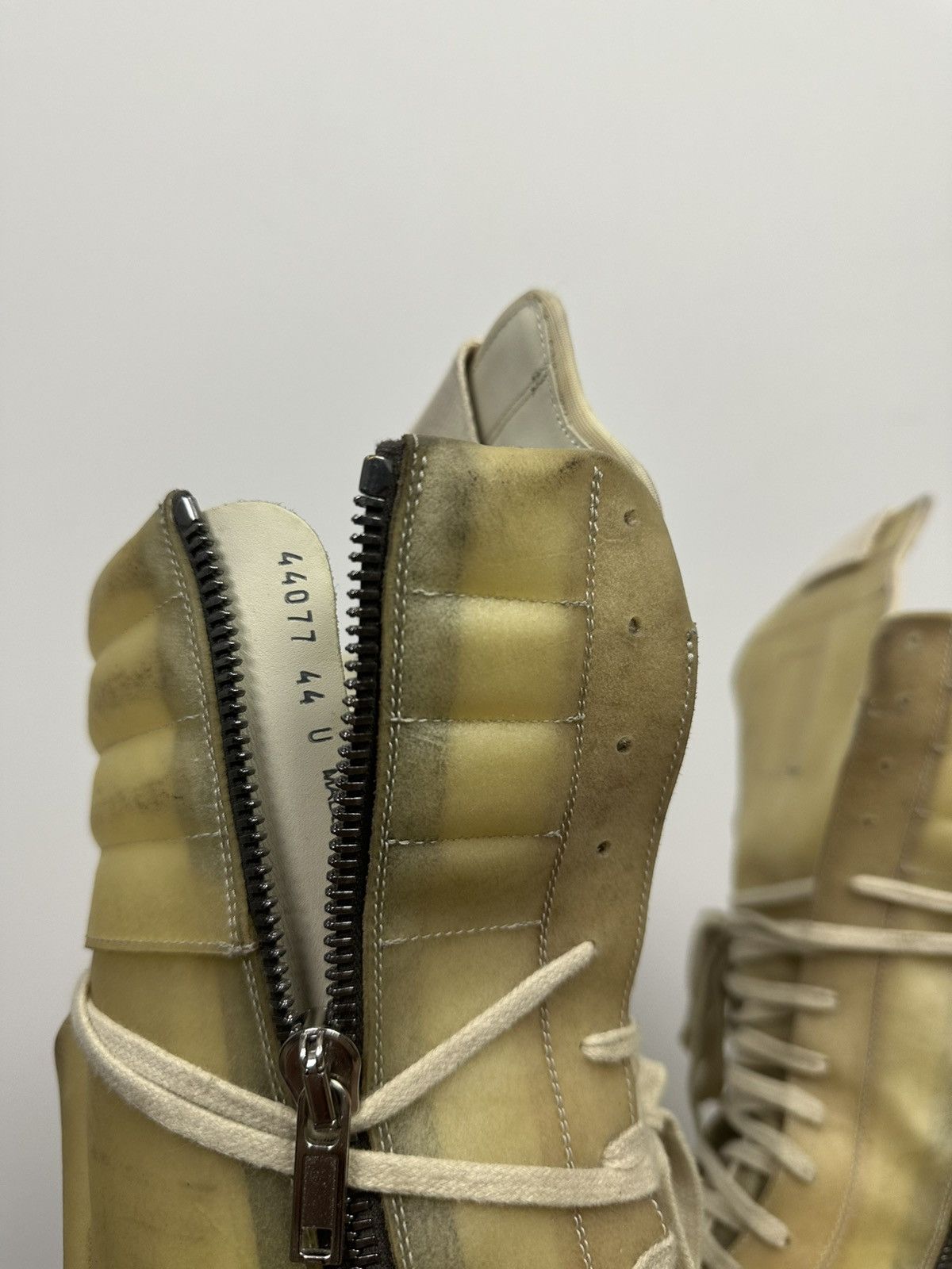 Rick Owens SS23 ‘EDFU’ Apparation Leather Cargobaskets Size US 11 / EU 44 - 7 Thumbnail