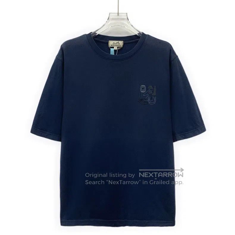 Hermes Hermes Leather badge logo pattern printed half skirt Size US M / EU 48-50 / 2 - 1 Thumbnail