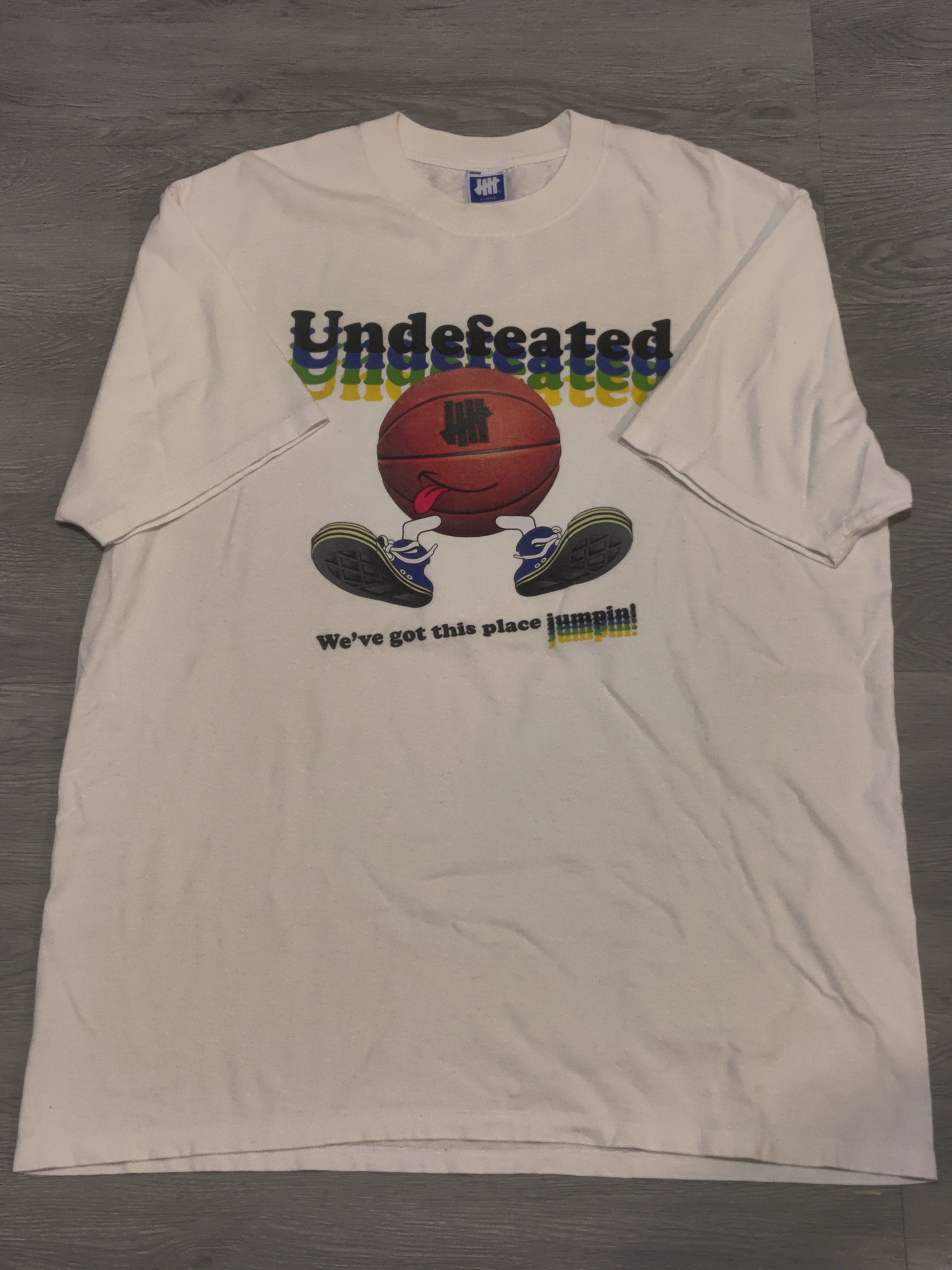 Undefeated UNDEFEATED JUMPIN S/S TEE WHITE Size US XL / EU 56 / 4 - 2 Thumbnail