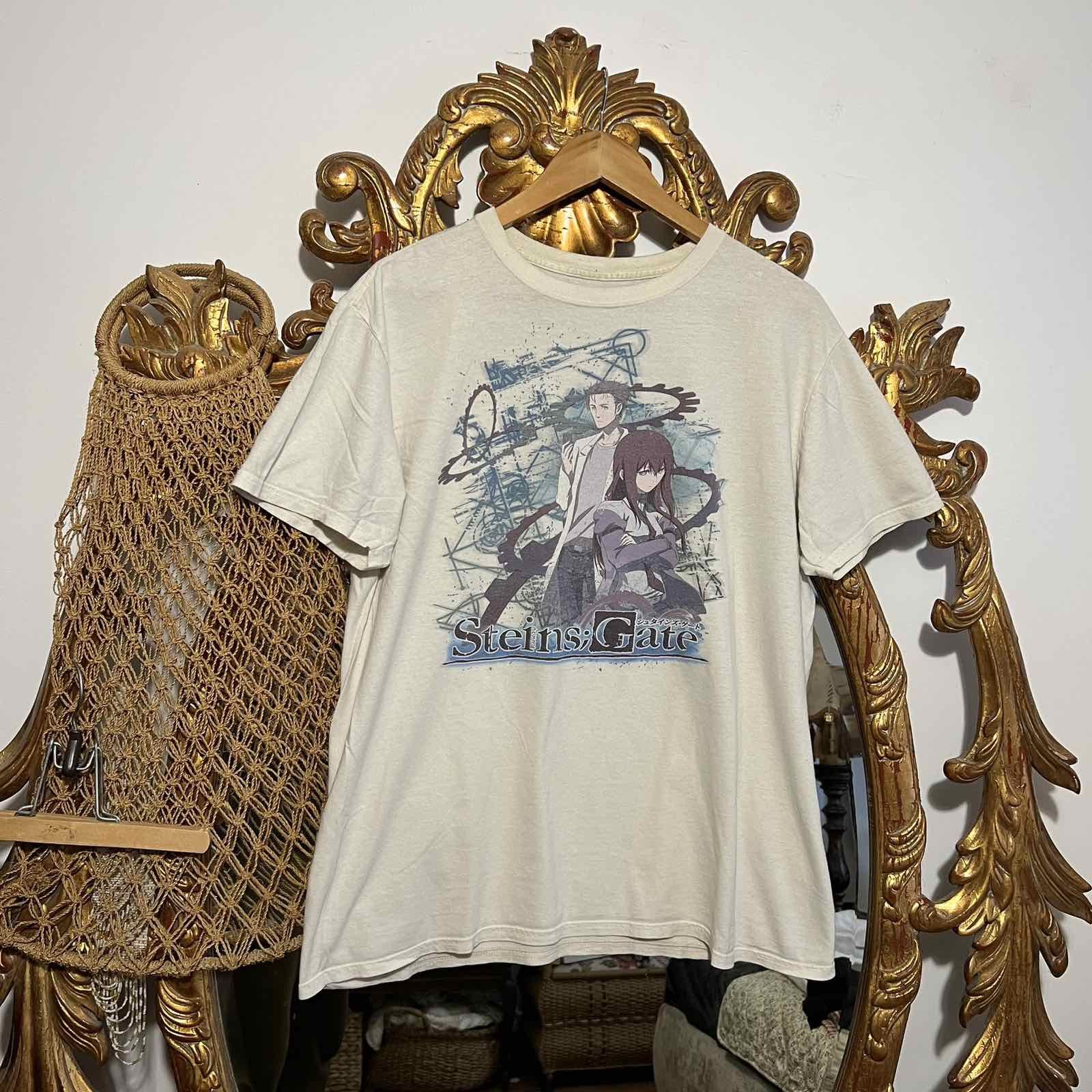 Anime Rare STEINS GATE anima tee manga Sz L Size US L / EU 52-54 / 3 - 1 Thumbnail