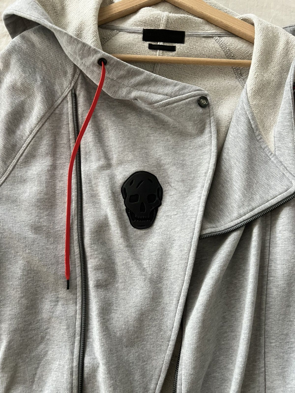 Alexander McQueen Alexander McQueen FW16 Grey Layered Hoodie Size US M / EU 48-50 / 2 - 6 Thumbnail