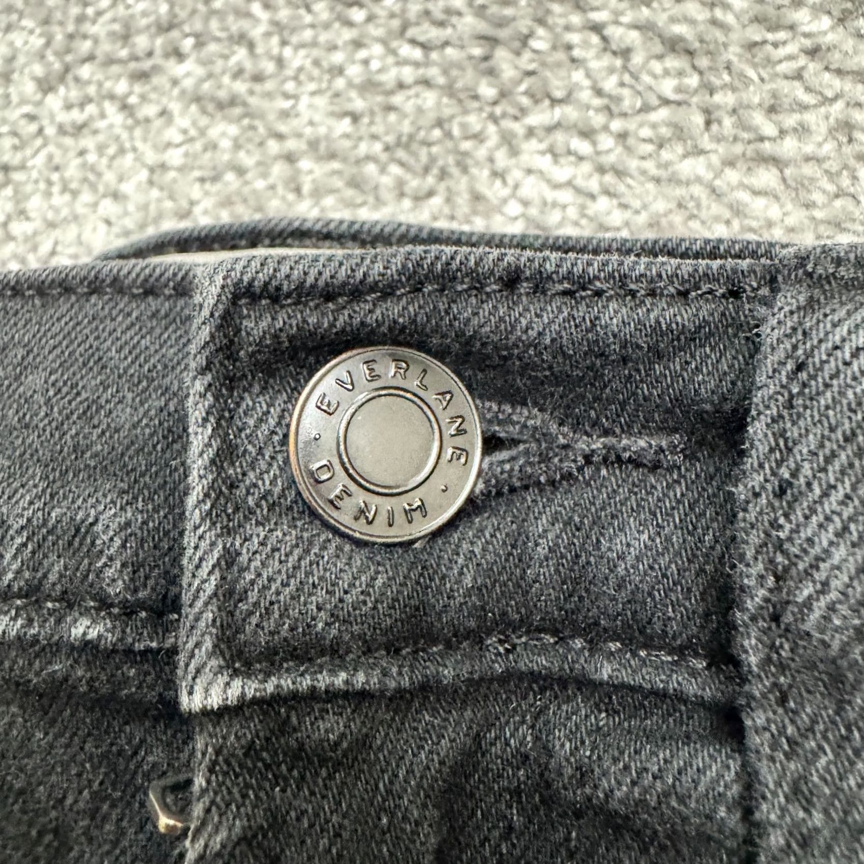 Everlane Everlane Skinny Ankle Denim Jeans Womens 26 Black Mid Rise Cotton Stretch Casual Jeans Size 26" / US 2 / IT 38 - 3 Thumbnail