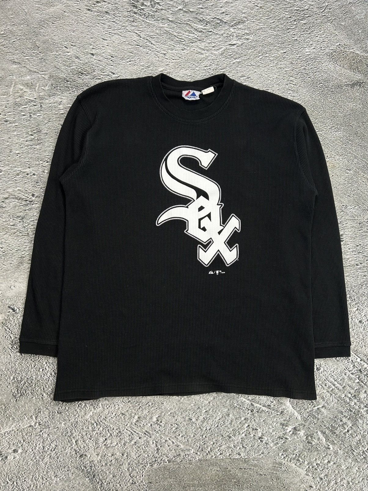 MLB × Vintage Chicago White Socks MLB Majestic Vintage longsleeve jersey Size US XL / EU 56 / 4 - 1 Thumbnail