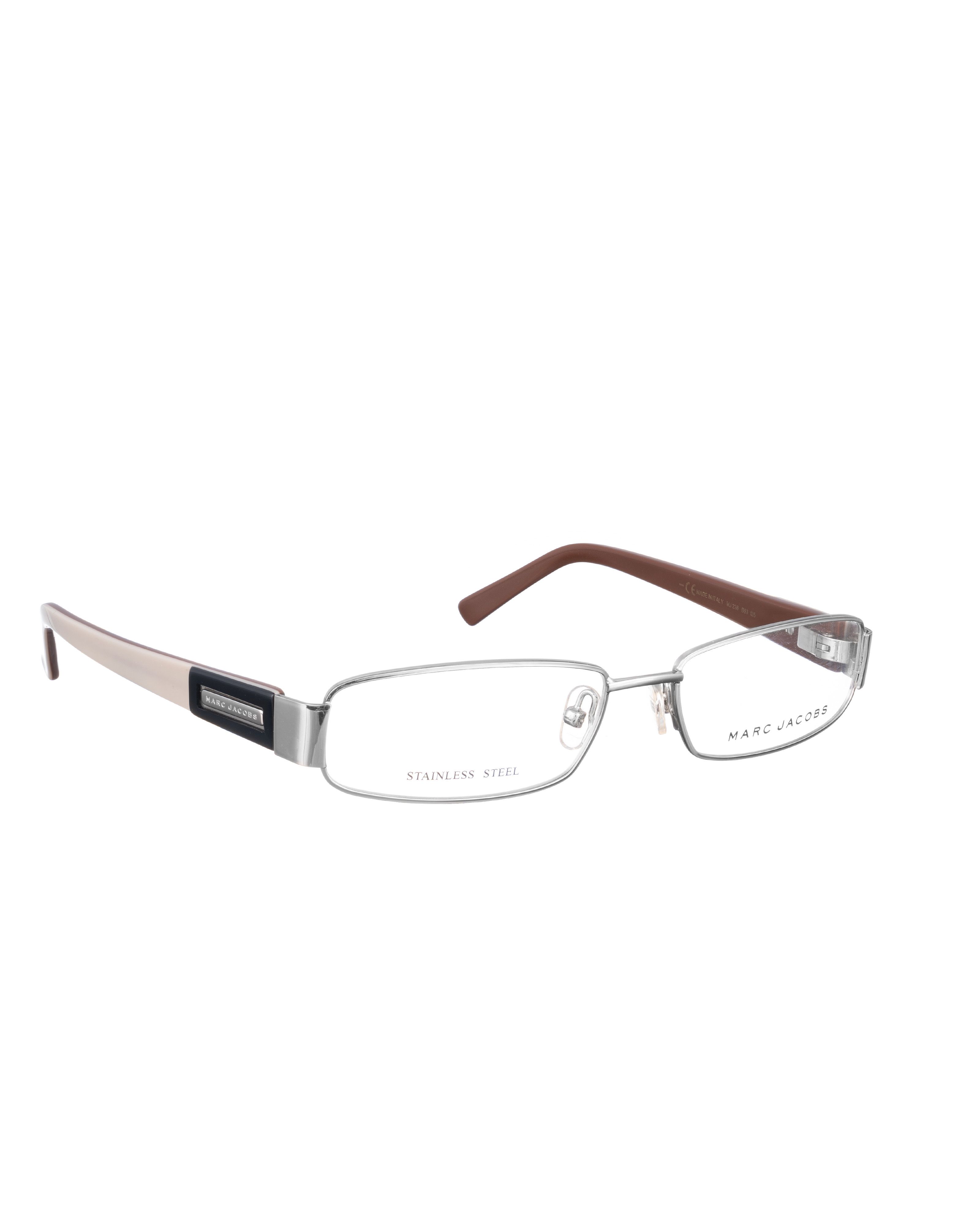 Marc Jacobs Marc Jacobs 90s Burgundy & Beige Classic Glasses Size ONE SIZE - 1 Thumbnail
