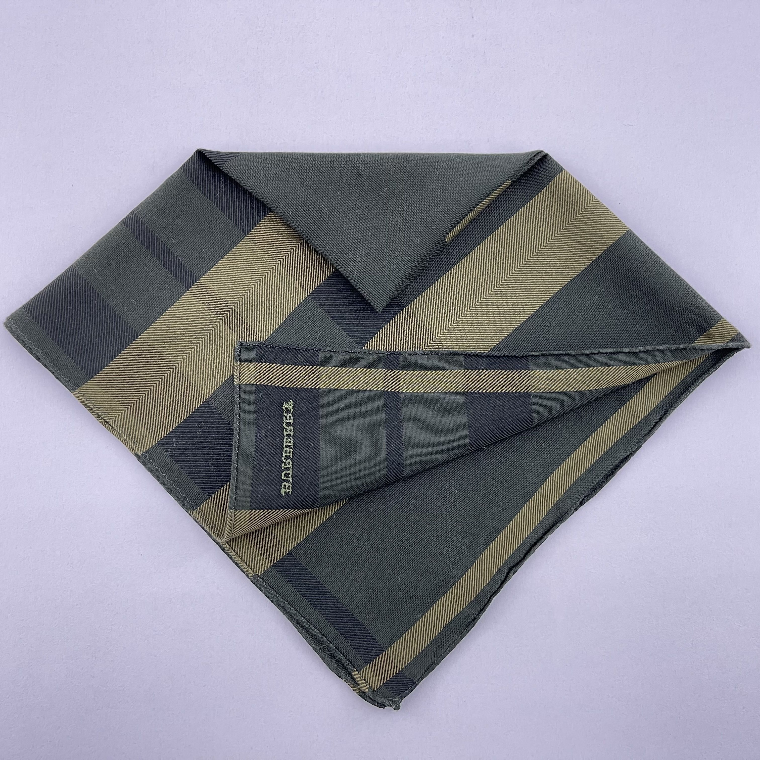 Burberry × Vintage Burberry Handkerchief/Neckerchief/Bandana-KD3234 Size ONE SIZE - 4 Thumbnail