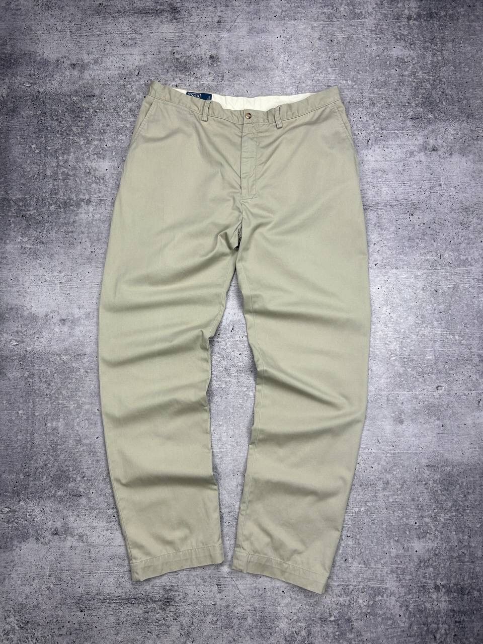 Polo Ralph Lauren × Vintage Vintage Polo Ralph Lauren Y2K Style Gordon Chino Beige Pants Size US 38 / EU 54 - 1 Thumbnail