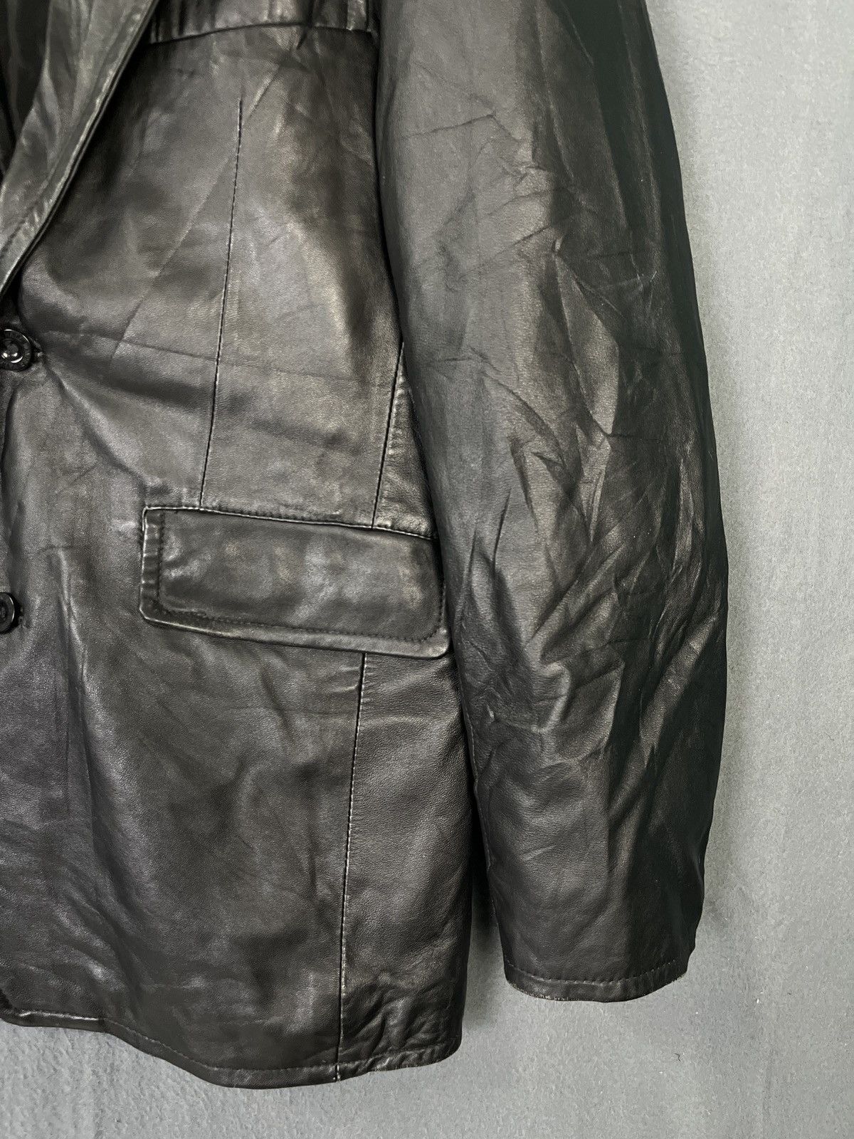 Genuine Leather Wonder Wall Leather Jacket Sheepskin Blazer Size US L / EU 52-54 / 3 - 5 Thumbnail