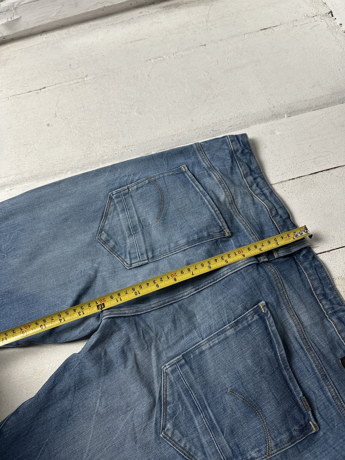 G-Star VNTG🚨G STAR RAW Jeans Washed Distressed Denim y2k Size 34" / US 12 / IT 48 - 17 Thumbnail