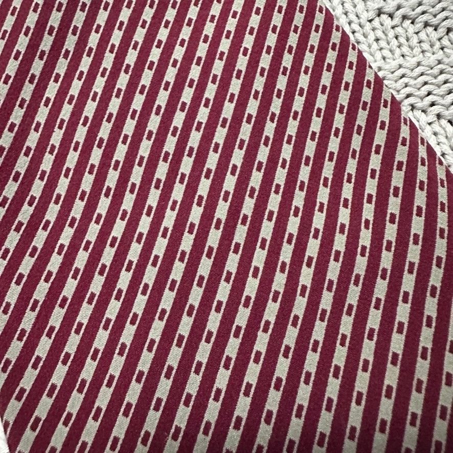 Barneys New York Vintage Barneys red striped silk tie Size ONE SIZE - 2 Thumbnail