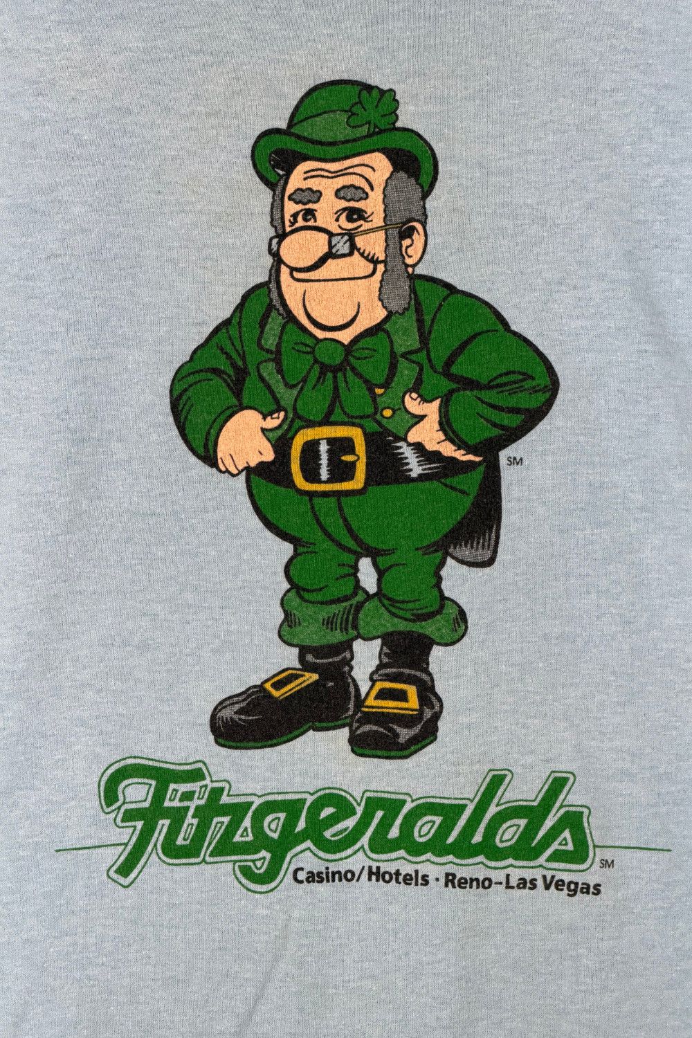 Vintage Vintage 80s Fitzgeralds Casino Reno Las Vegas Leprechaun Size US XL / EU 56 / 4 - 4 Thumbnail