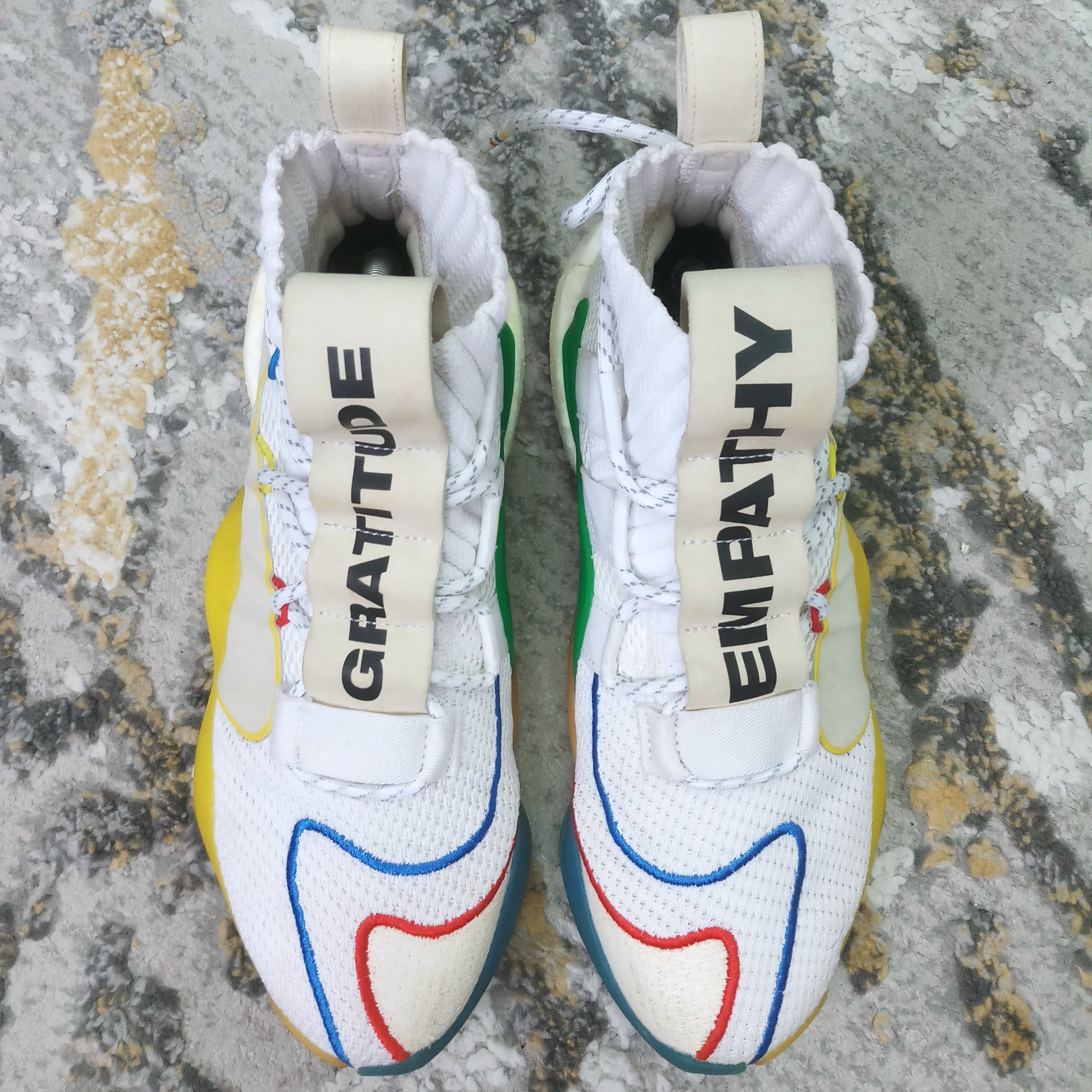 Adidas × Pharrell Adidas x Pharrell Williams Crazy BYW LVL X Shoes Size US 9.5 / EU 42-43 - 6 Thumbnail