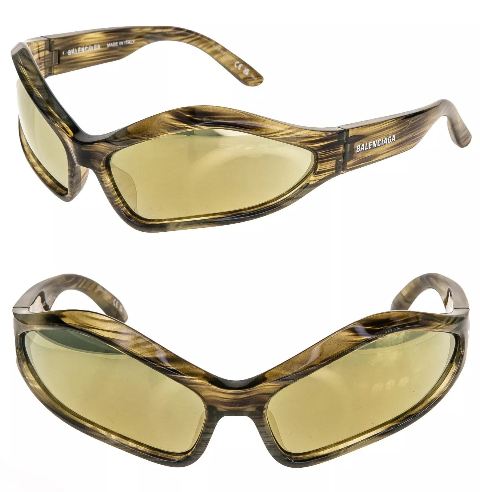 Balenciaga BALENCIAGA FENNEC 0314 Bronze Horn 003 Fashion BB0314 Size ONE SIZE - 1 Thumbnail